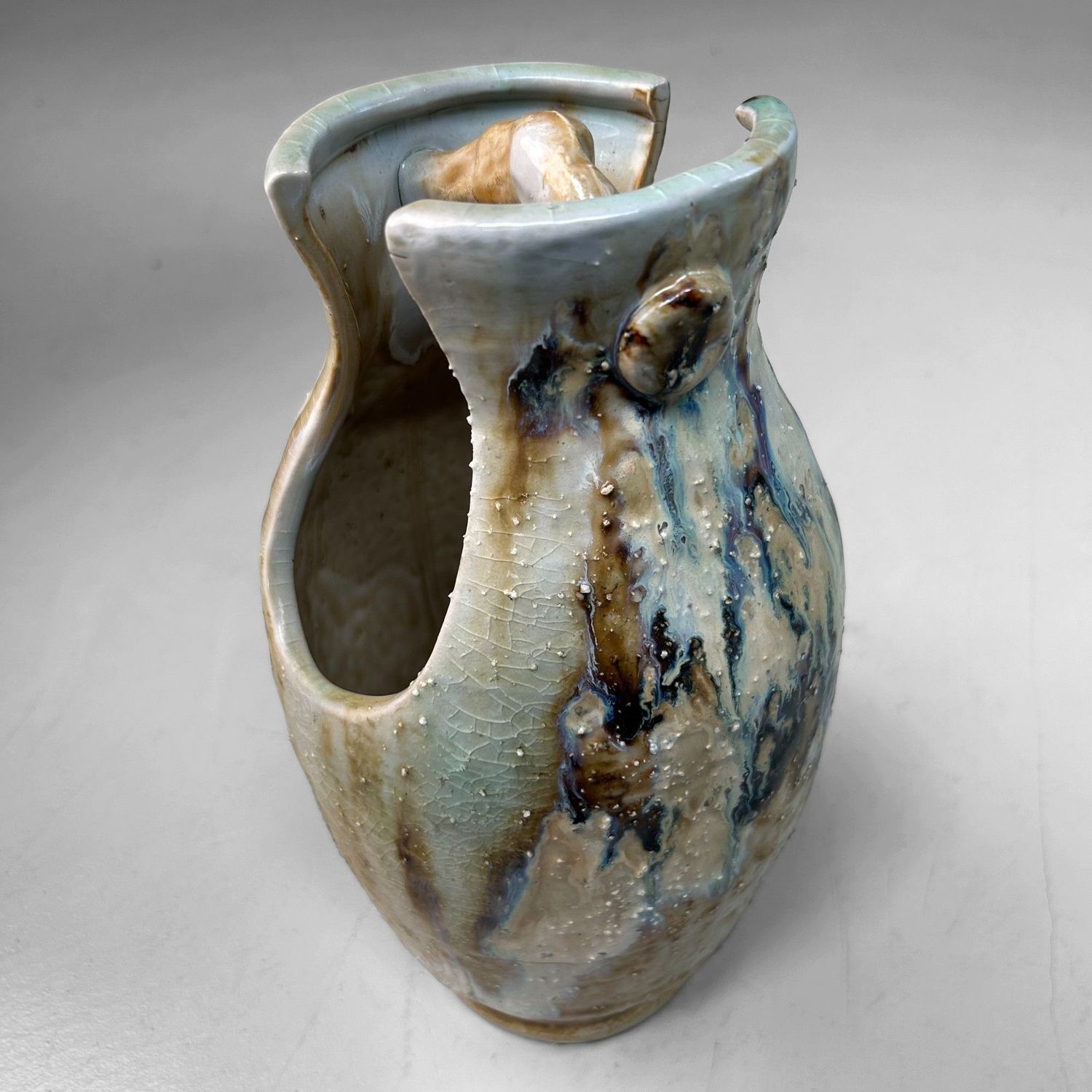 Shigaraki Vaas met Teoke Handvat - Jaren '60.