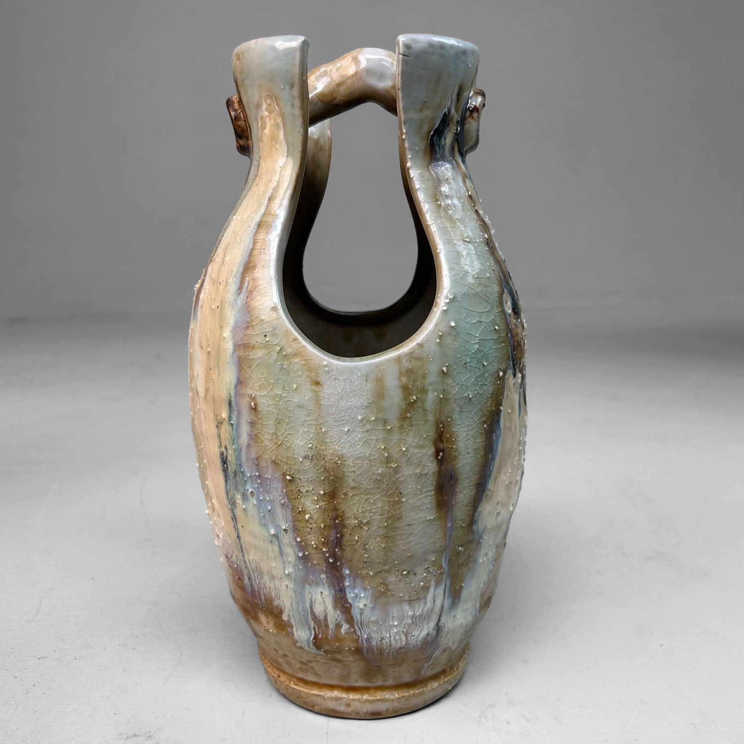 Shigaraki Vaas met Teoke Handvat - Jaren '60.
