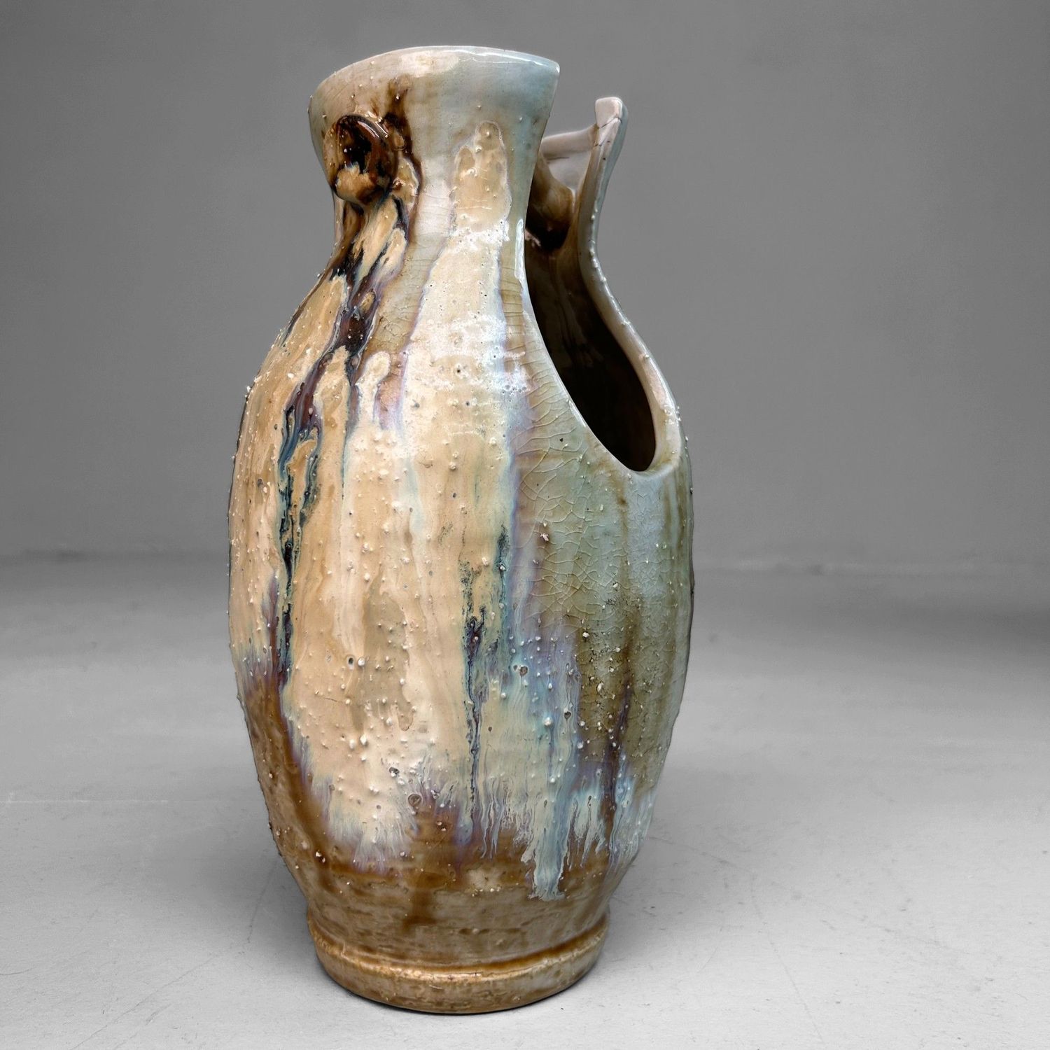 Shigaraki Vaas met Teoke Handvat - Jaren '60.