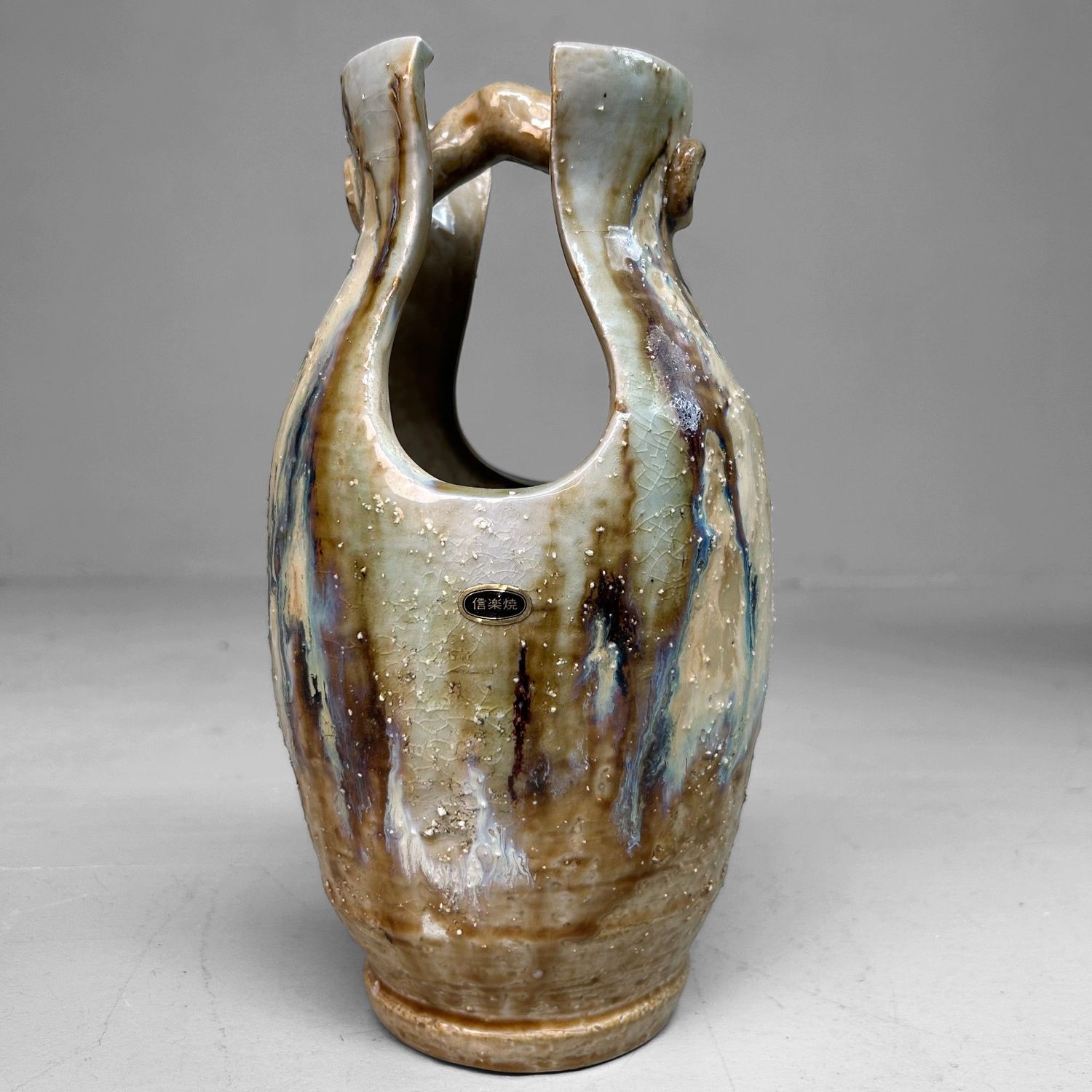 Shigaraki Vaas met Teoke Handvat - Jaren '60.