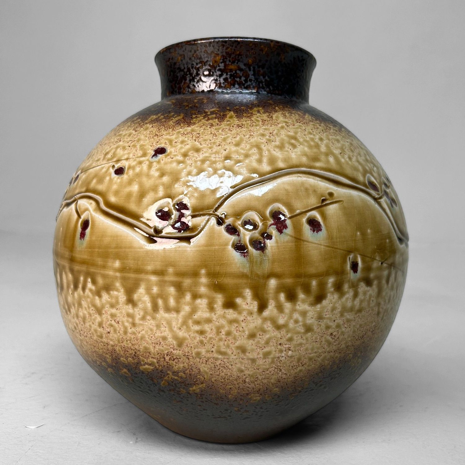 Authentieke Shigaraki Ikebana Vaas - Jaren 70.