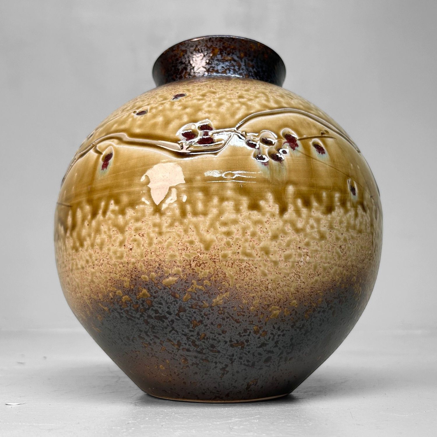 Authentieke Shigaraki Ikebana Vaas - Jaren 70.