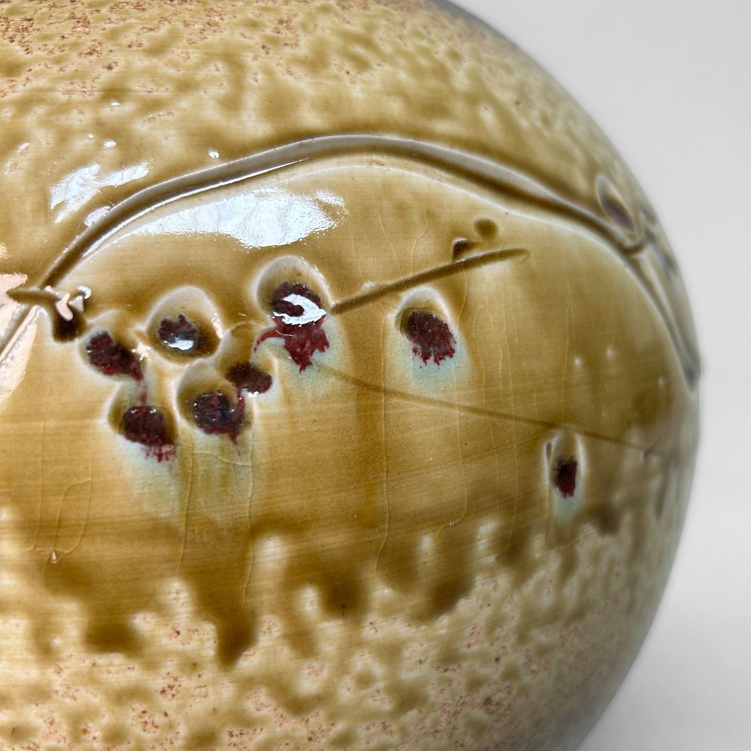 Authentieke Shigaraki Ikebana Vaas - Jaren 70.