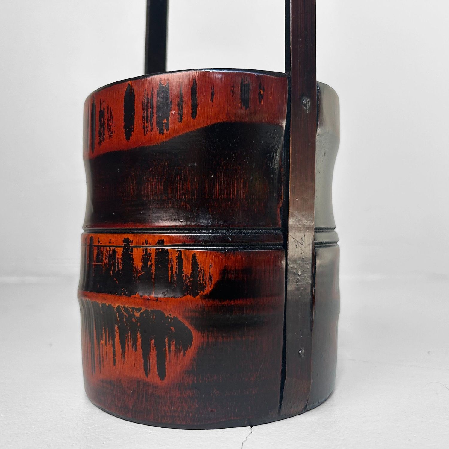 Minimalist Japanese Bamboo Ikebana Vase – 1950s.