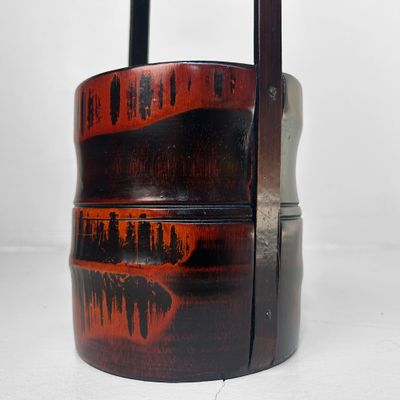 Minimalist Japanese Bamboo Ikebana Vase – 1950s.