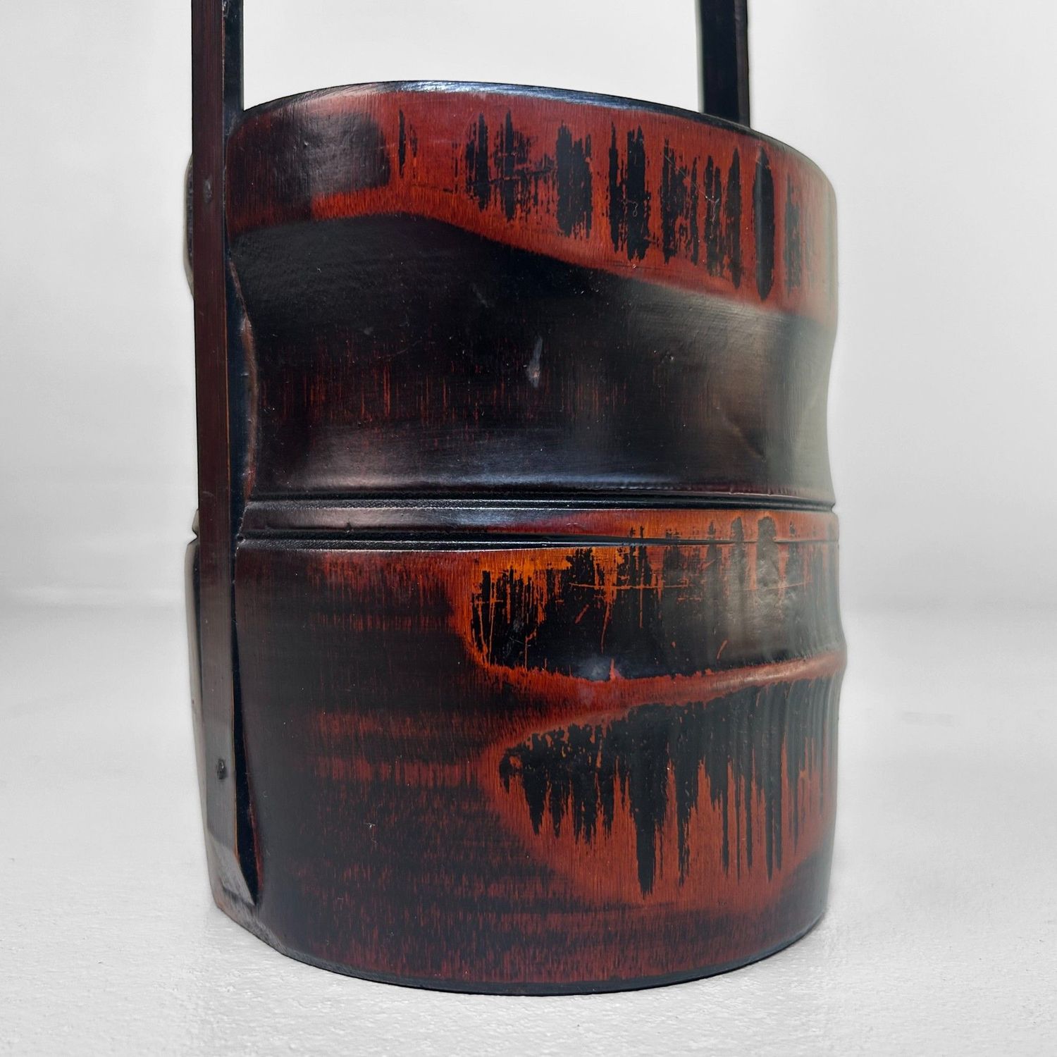 Minimalist Japanese Bamboo Ikebana Vase – 1950s.