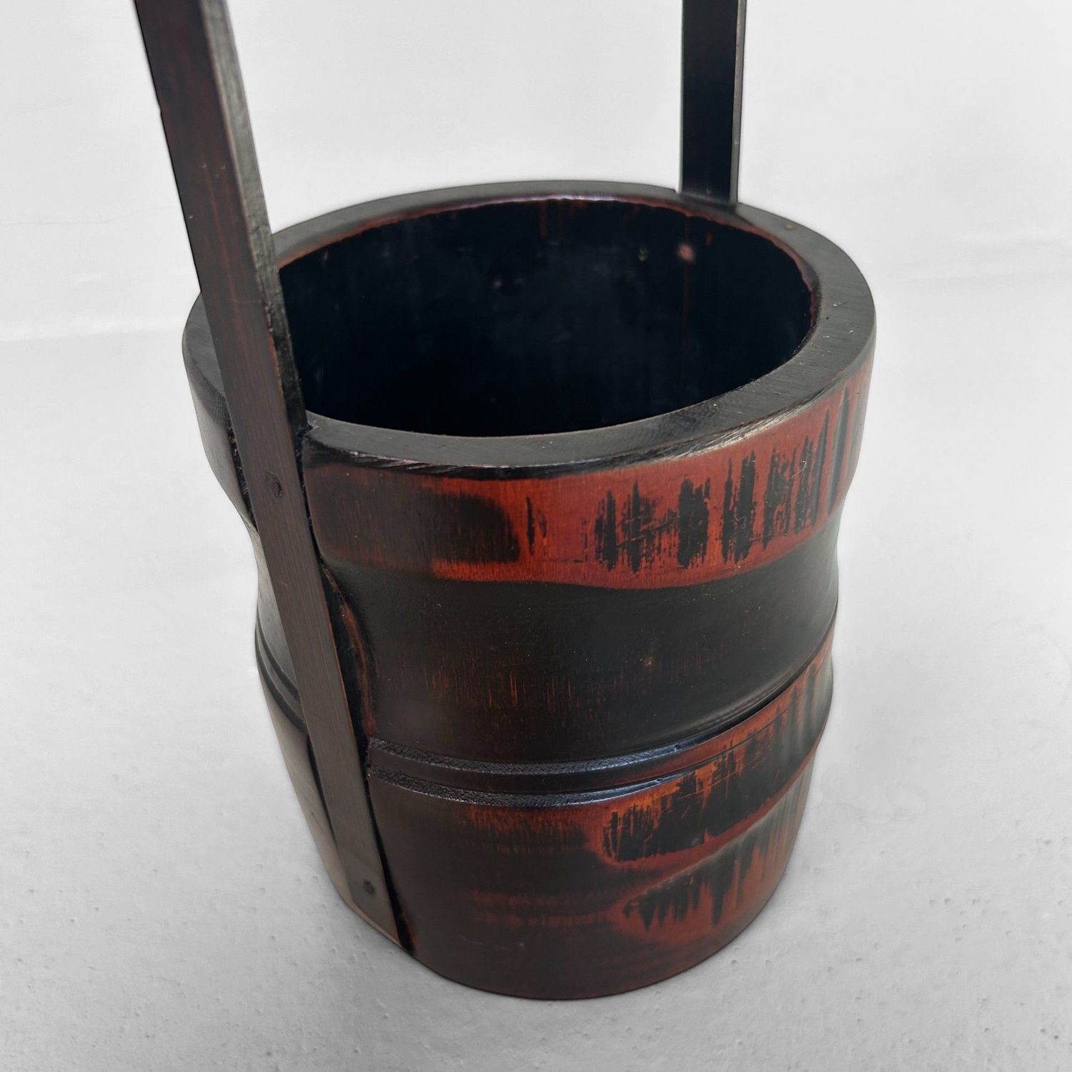 Minimalist Japanese Bamboo Ikebana Vase – 1950s.