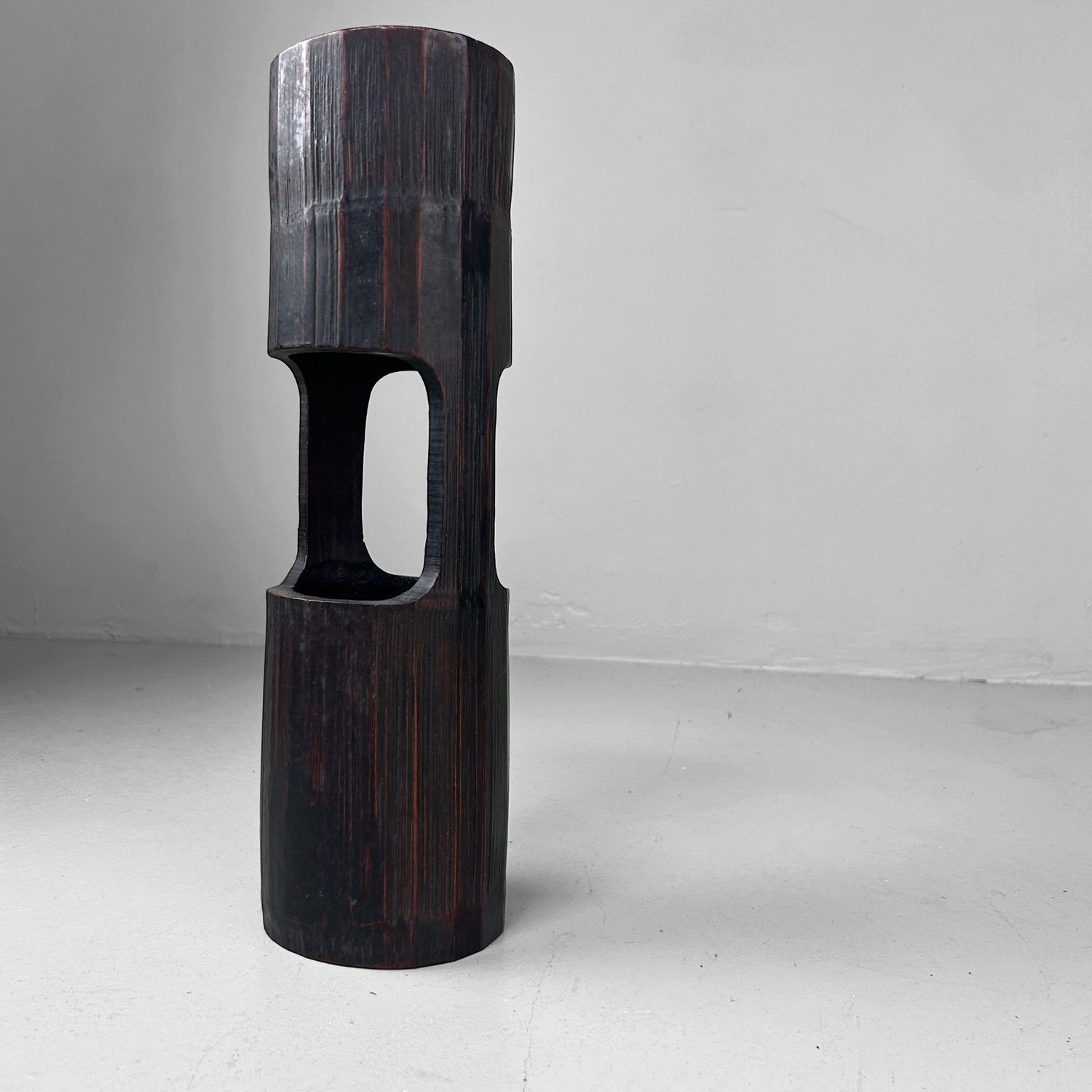 Mid Century Bamboe Ikebana Staander – Japan, 1950s