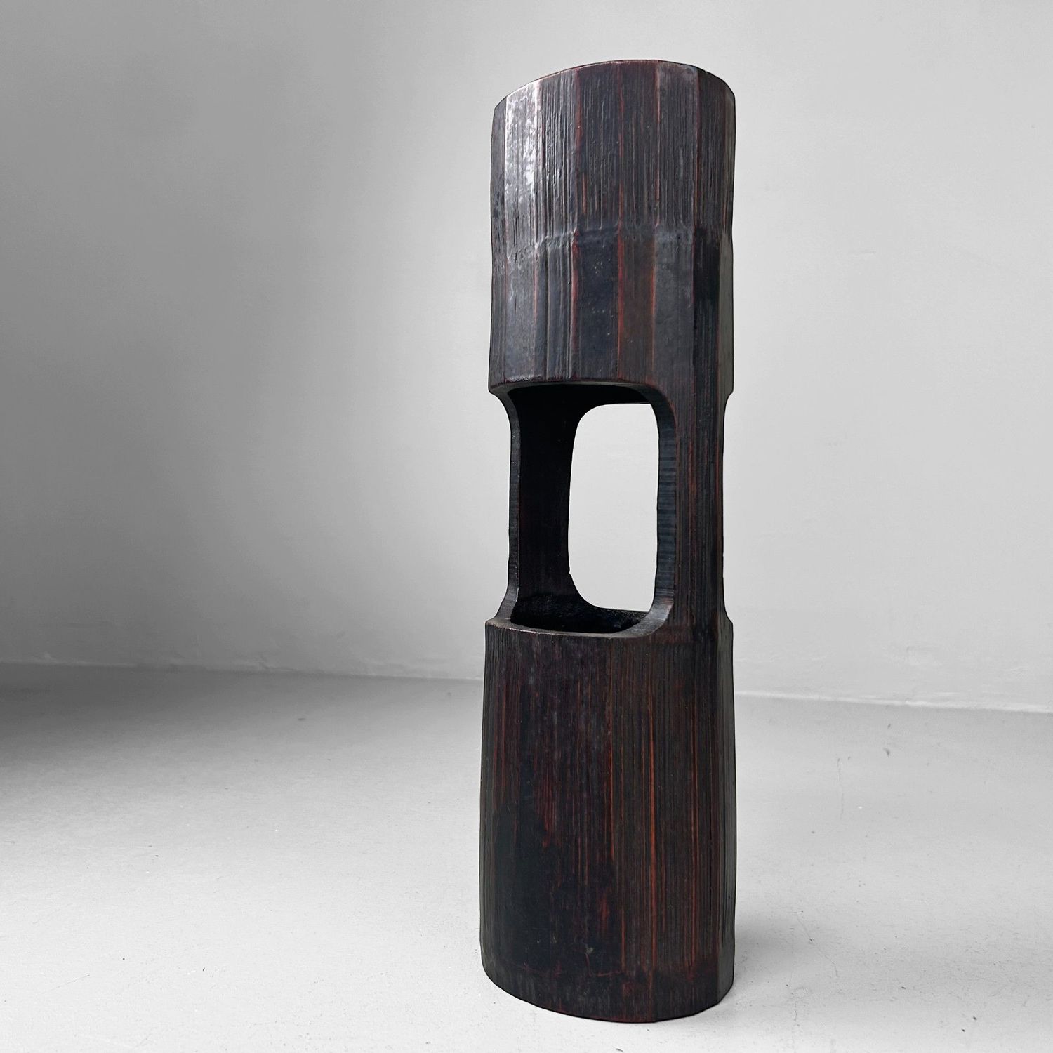 Mid Century Bamboe Ikebana Staander – Japan, 1950s