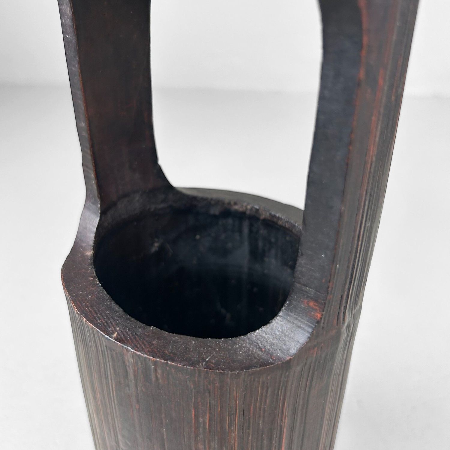 Mid Century Bamboe Ikebana Staander – Japan, 1950s