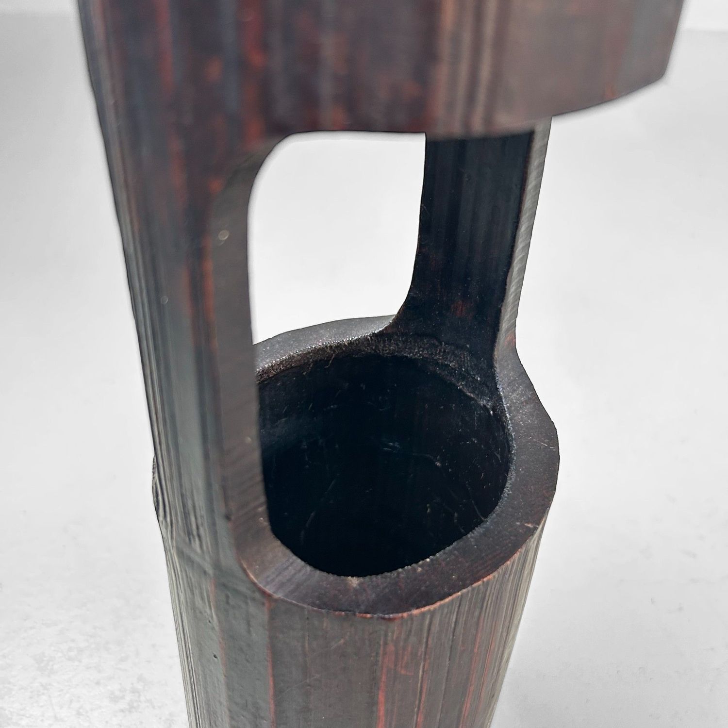 Mid Century Bamboe Ikebana Staander – Japan, 1950s