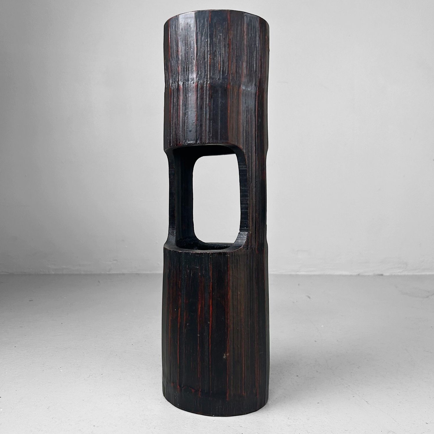 Mid Century Bamboe Ikebana Staander – Japan, 1950s