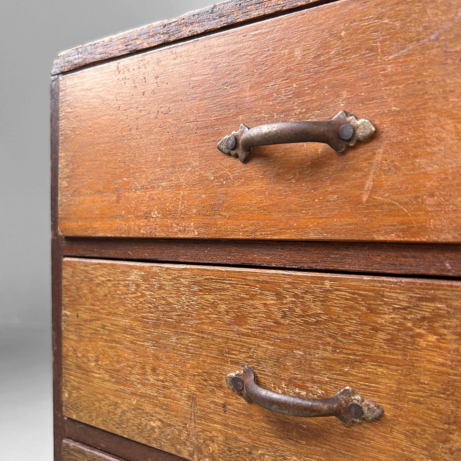 Kleine Houten Archief Ladekast, jaren '30, Japan.