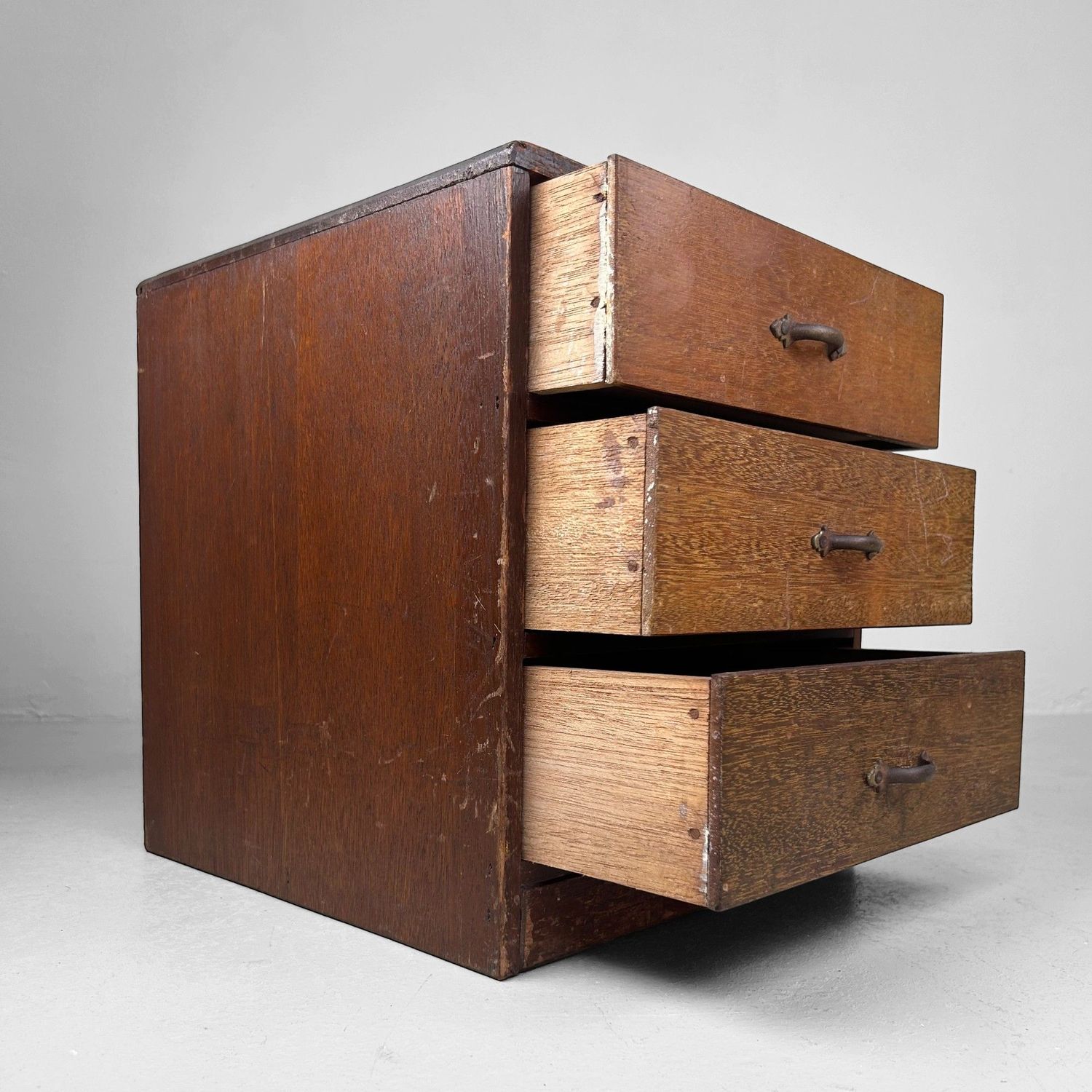 Kleine Houten Archief Ladekast, jaren '30, Japan.