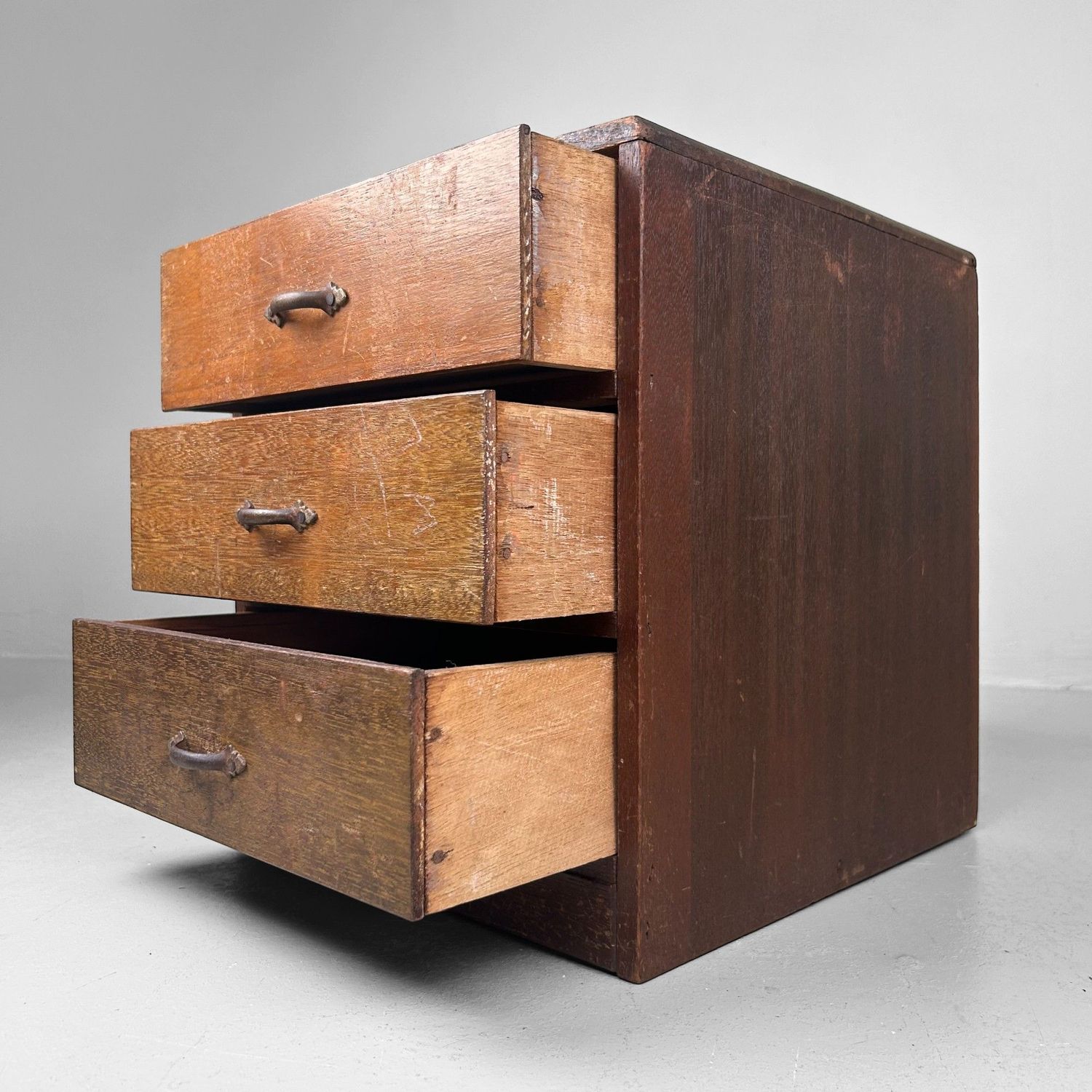 Kleine Houten Archief Ladekast, jaren '30, Japan.
