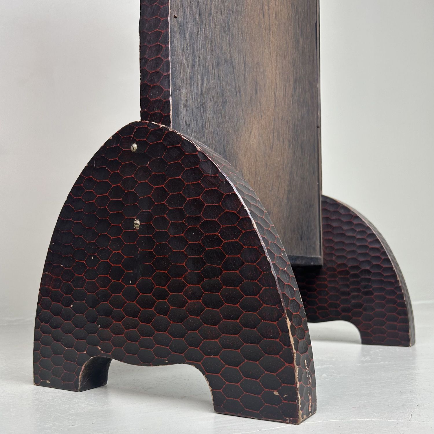 Vintage Kamakura-Bori Staande Spiegel, Japan, Jaren '60