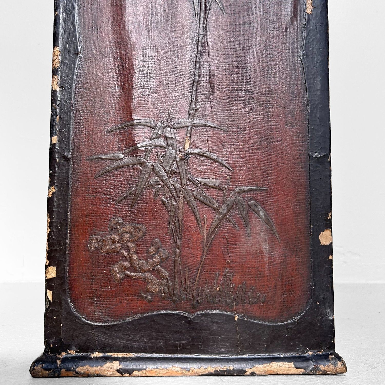 Antiek Japans Displaykastje met Lade - Edo-periode