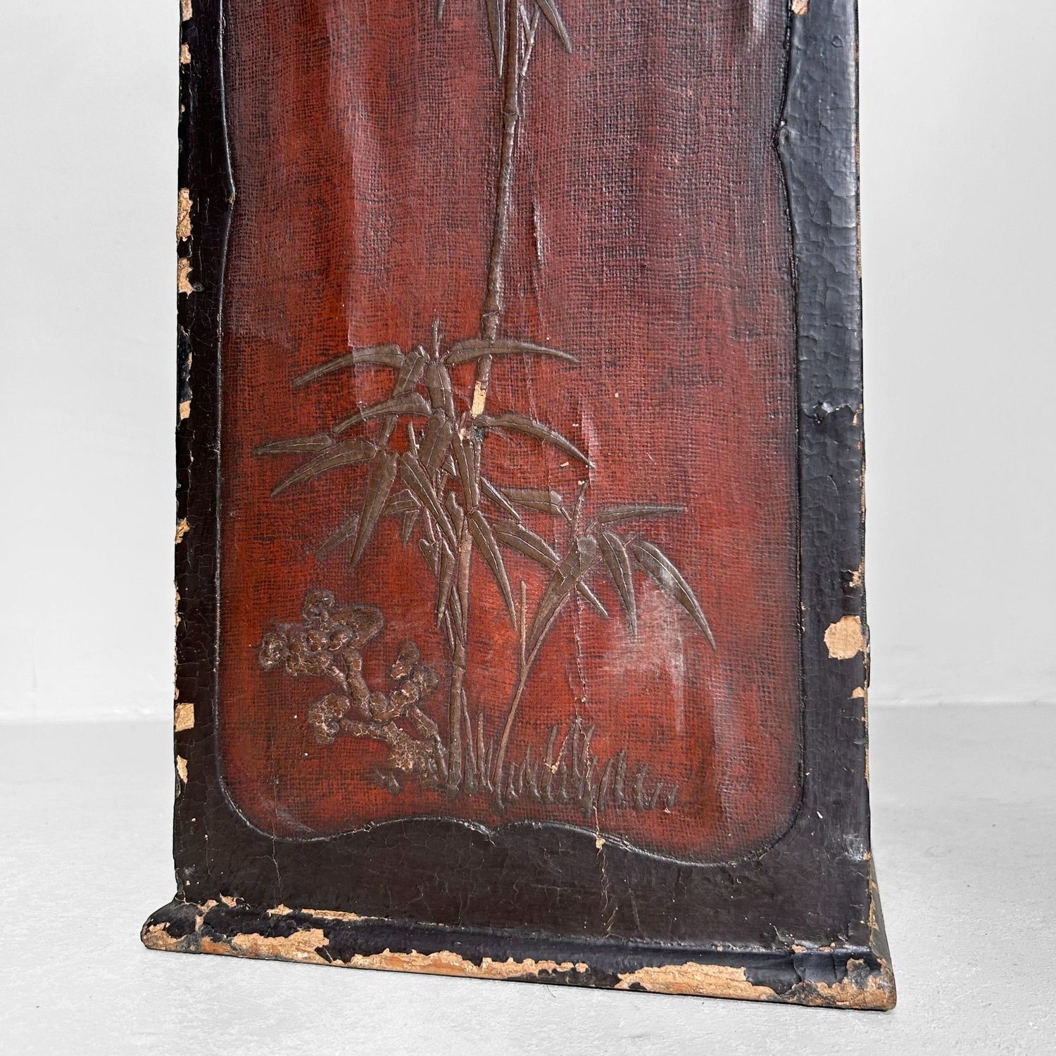 Antiek Japans Displaykastje met Lade - Edo-periode