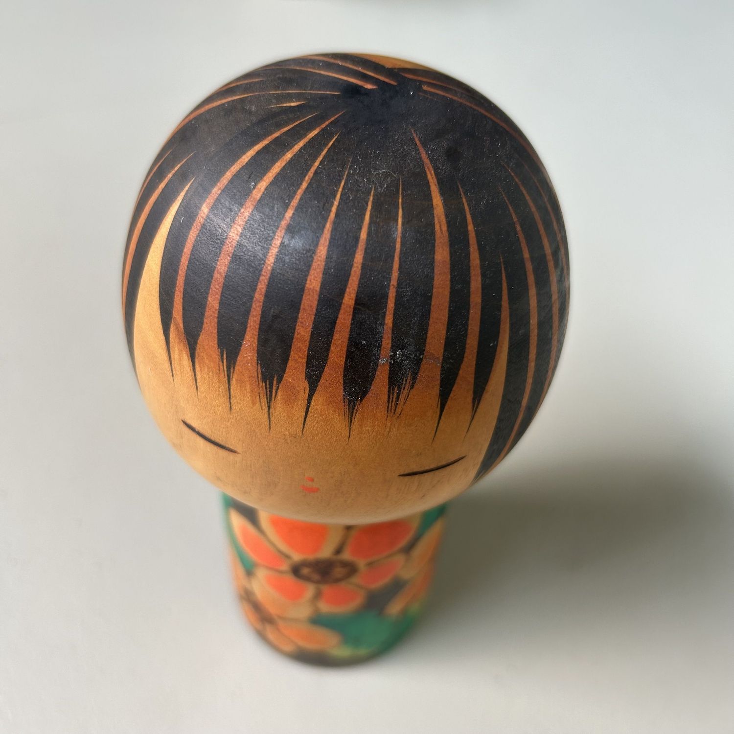 Vintage Jaren 60 Kokeshi van Yuji Kawase