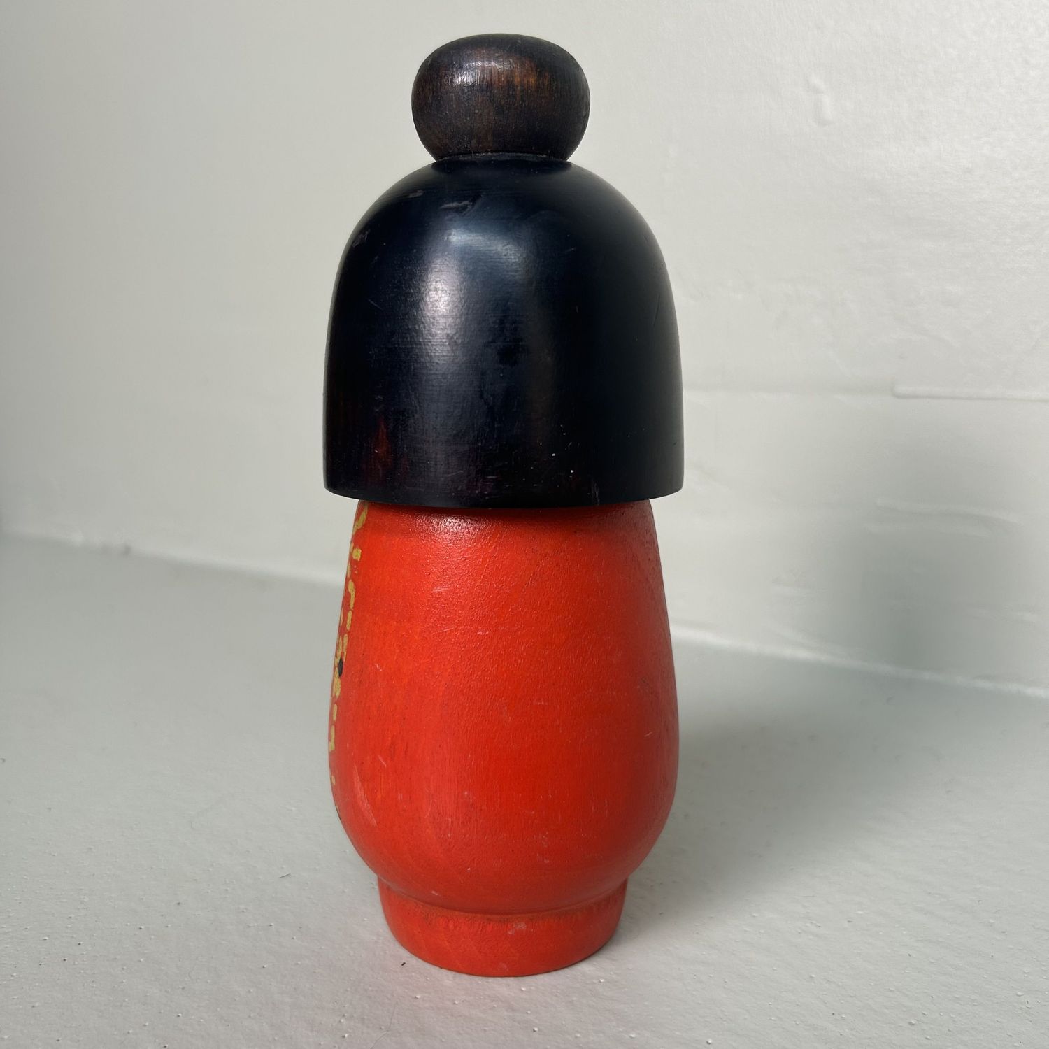 Charming Sōsaku Kokeshi by Kazuo Takamizawa, 1970s