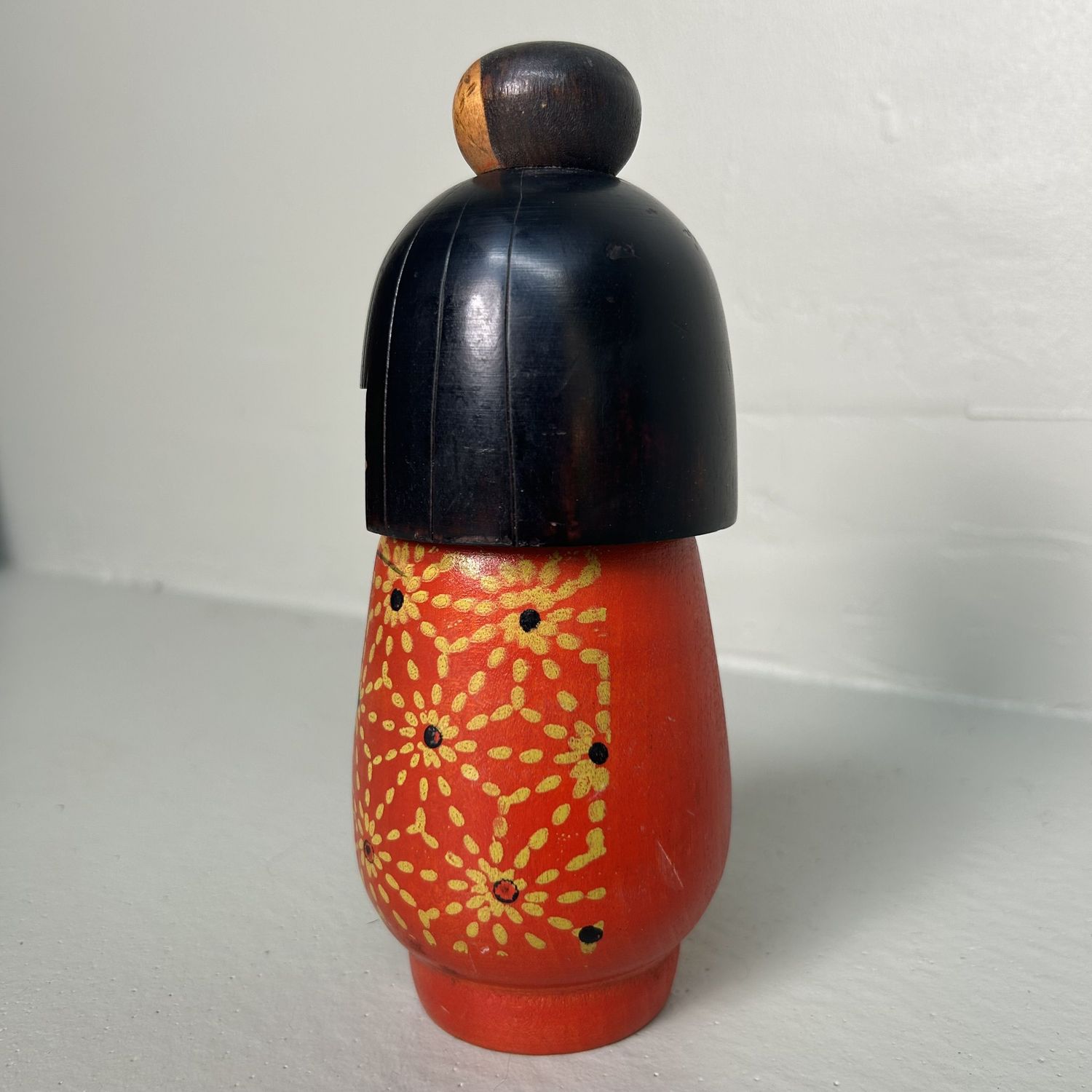 Charming Sōsaku Kokeshi by Kazuo Takamizawa, 1970s