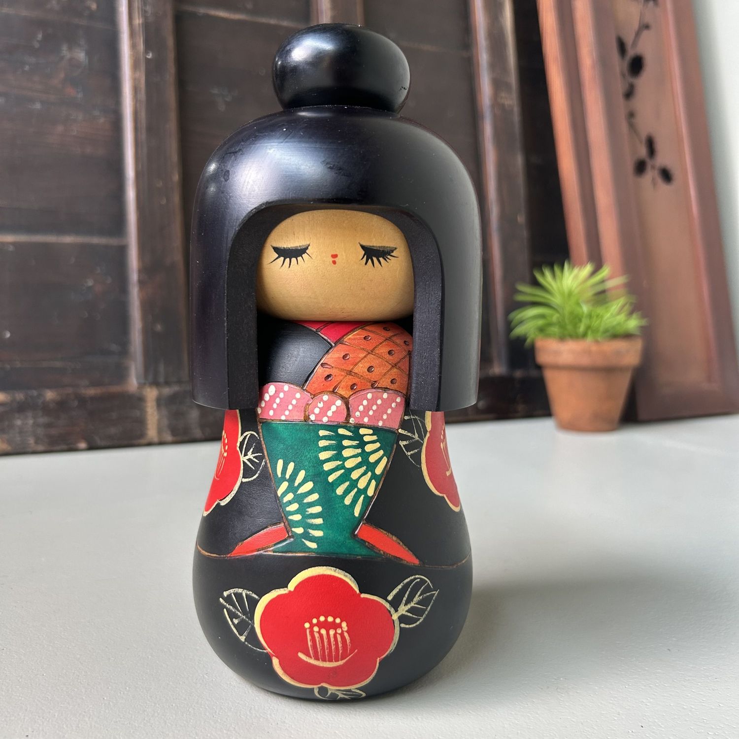 Creative Vintage Kokeshi from Miyajima (宮島), Japan