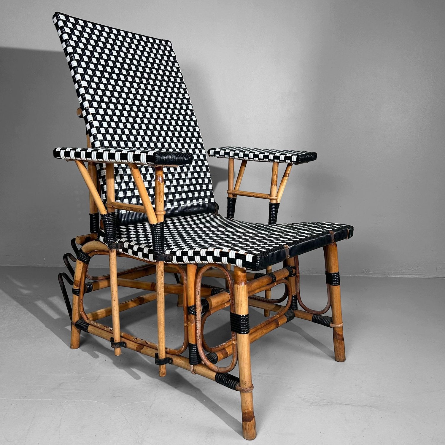 Maison Louis Drucker – Vintage Chaise Longue Set, 1920s Style