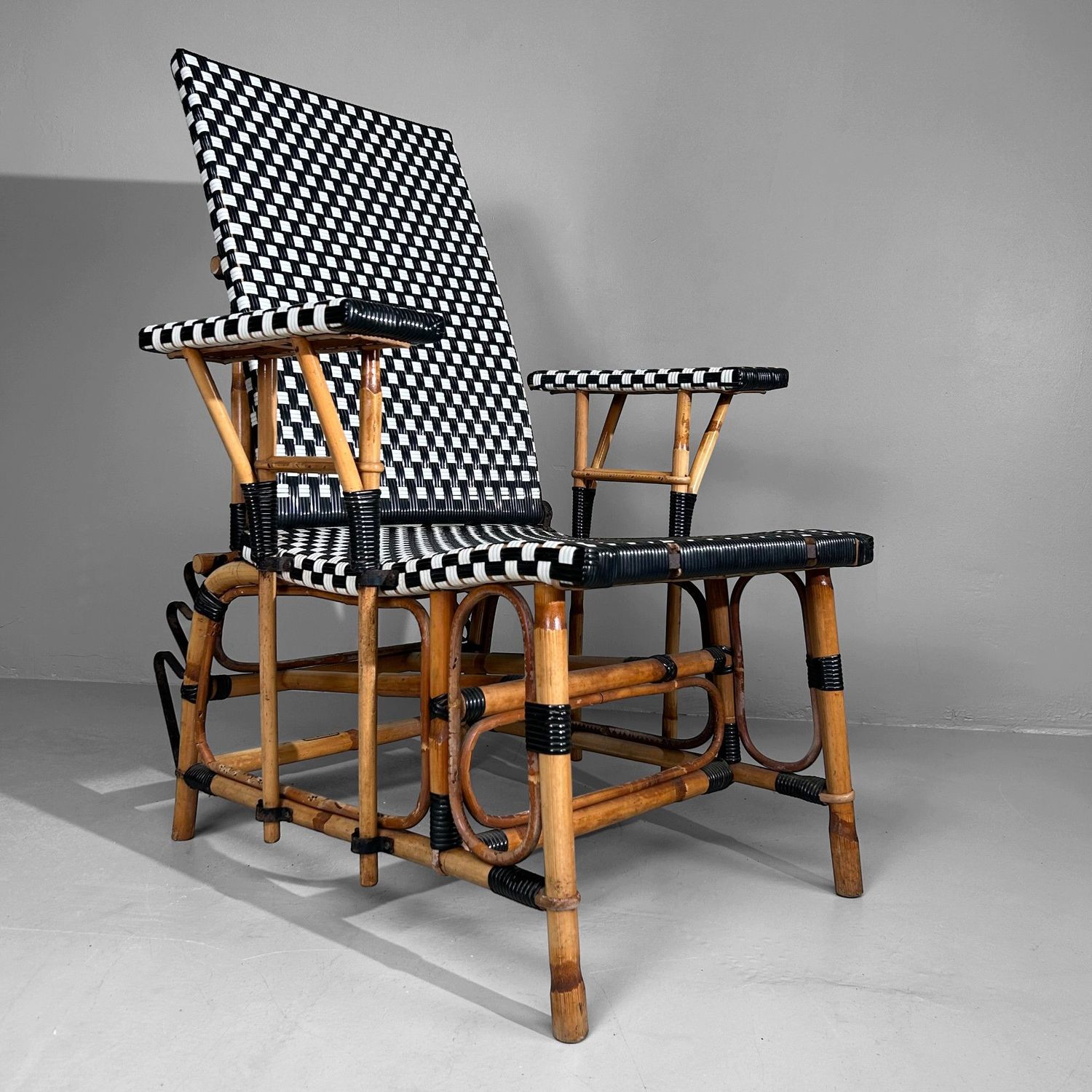 Maison Louis Drucker – Vintage Chaise Longue Set, 1920s Style