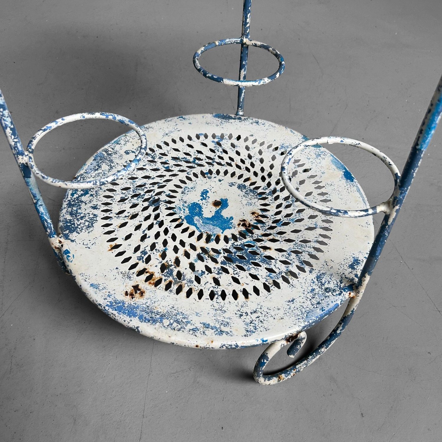 French Vintage Garden Set – 1950s/60s – 8 Chairs + Table + Side Table