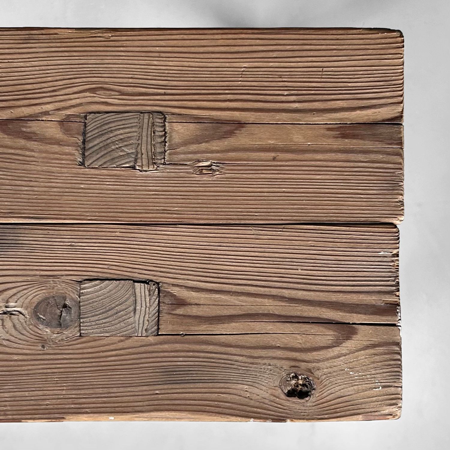 Minimalist Wooden Stool, Display Stand – Taishō Period, Japan