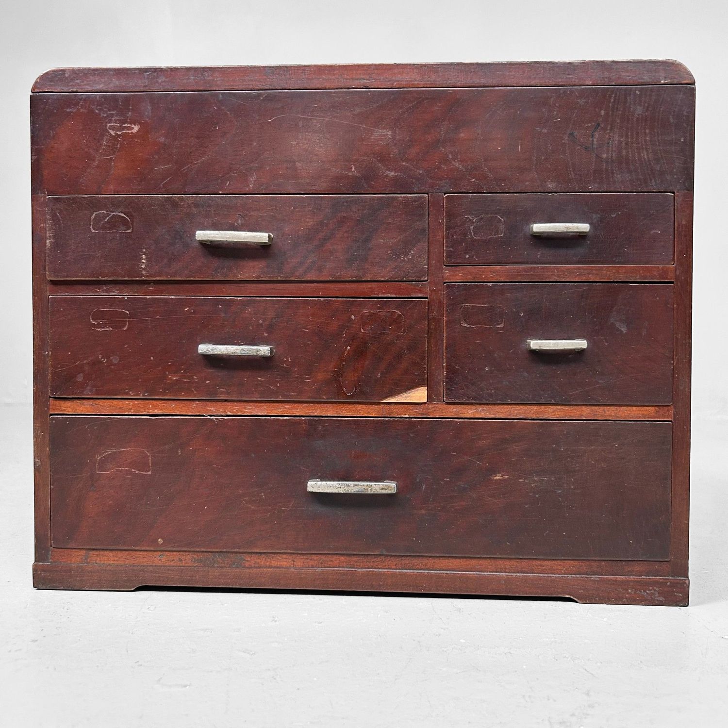 Vintage Japans Haribako Naaikastje met Verborgen Lade – Jaren ’40