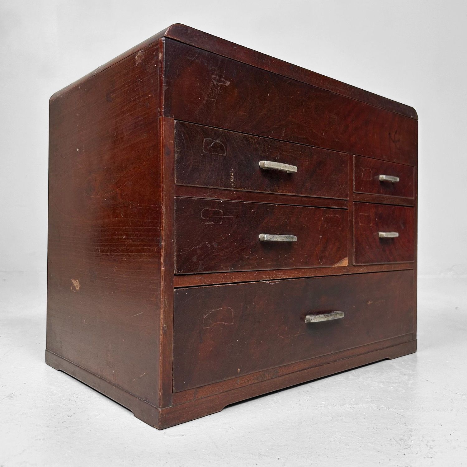 Vintage Japans Haribako Naaikastje met Verborgen Lade – Jaren ’40