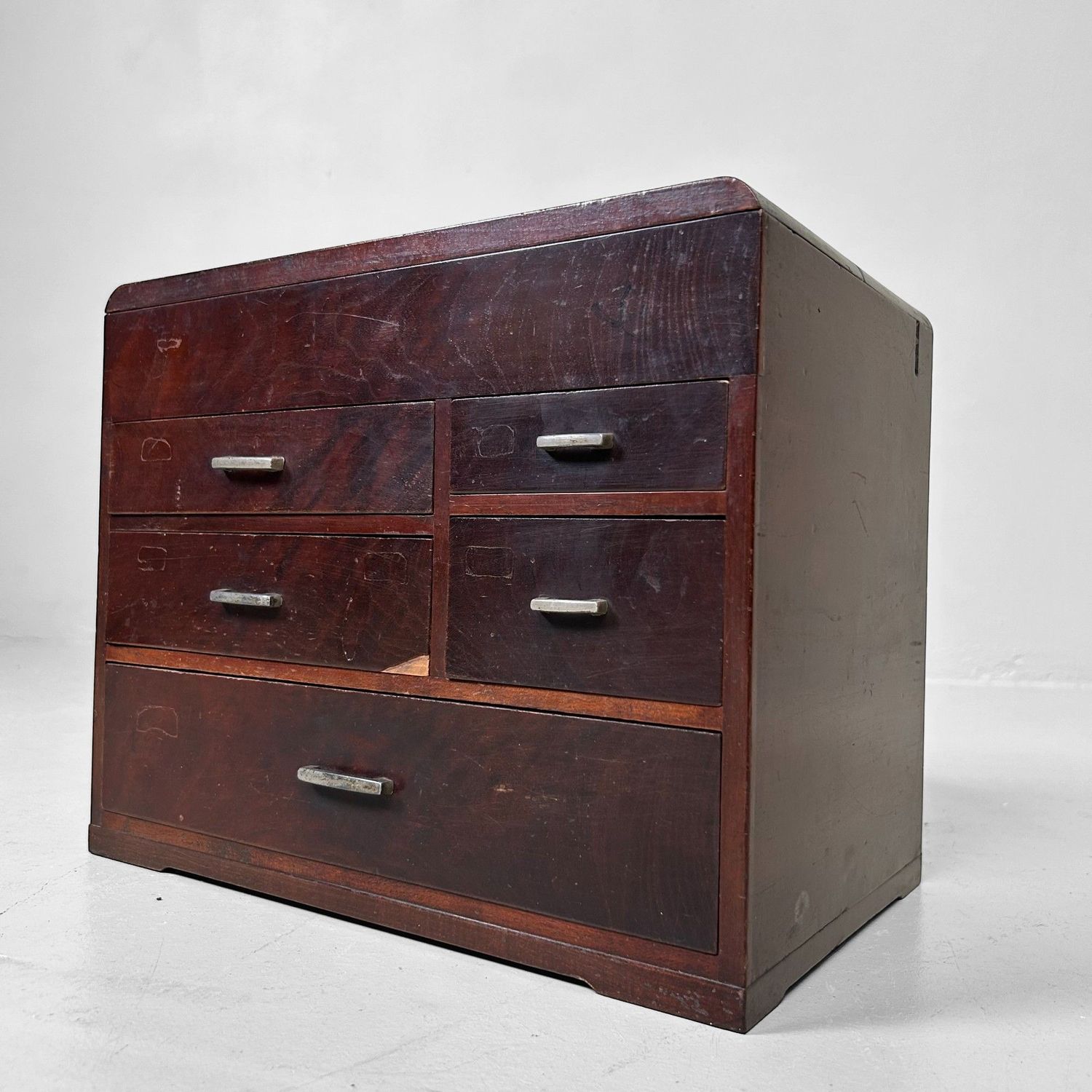 Vintage Japans Haribako Naaikastje met Verborgen Lade – Jaren ’40