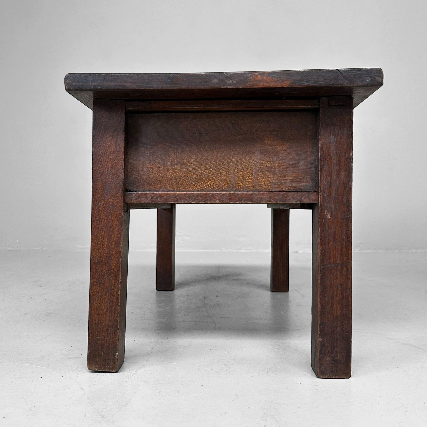 1920s–1930s Minimalist Japanese Desk with Drawers