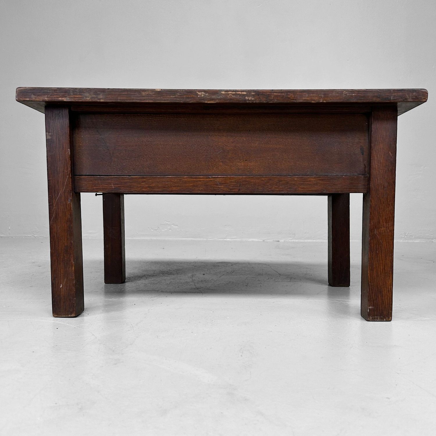 1920s–1930s Minimalist Japanese Desk with Drawers