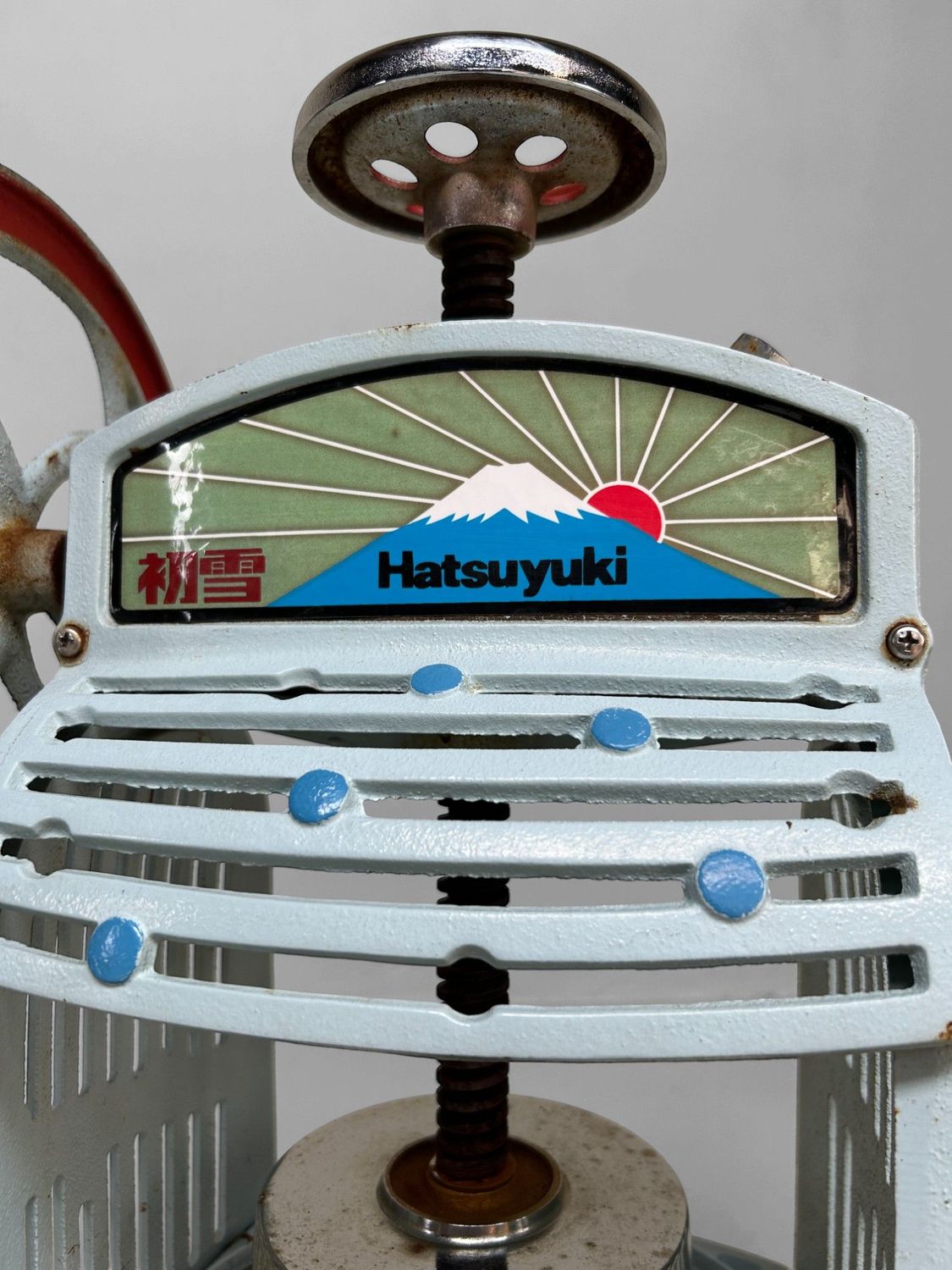 Vintage Decoratieve Kakigōri, Japanse IJsschraper, 'Hatsuyuki', Jaren '60.