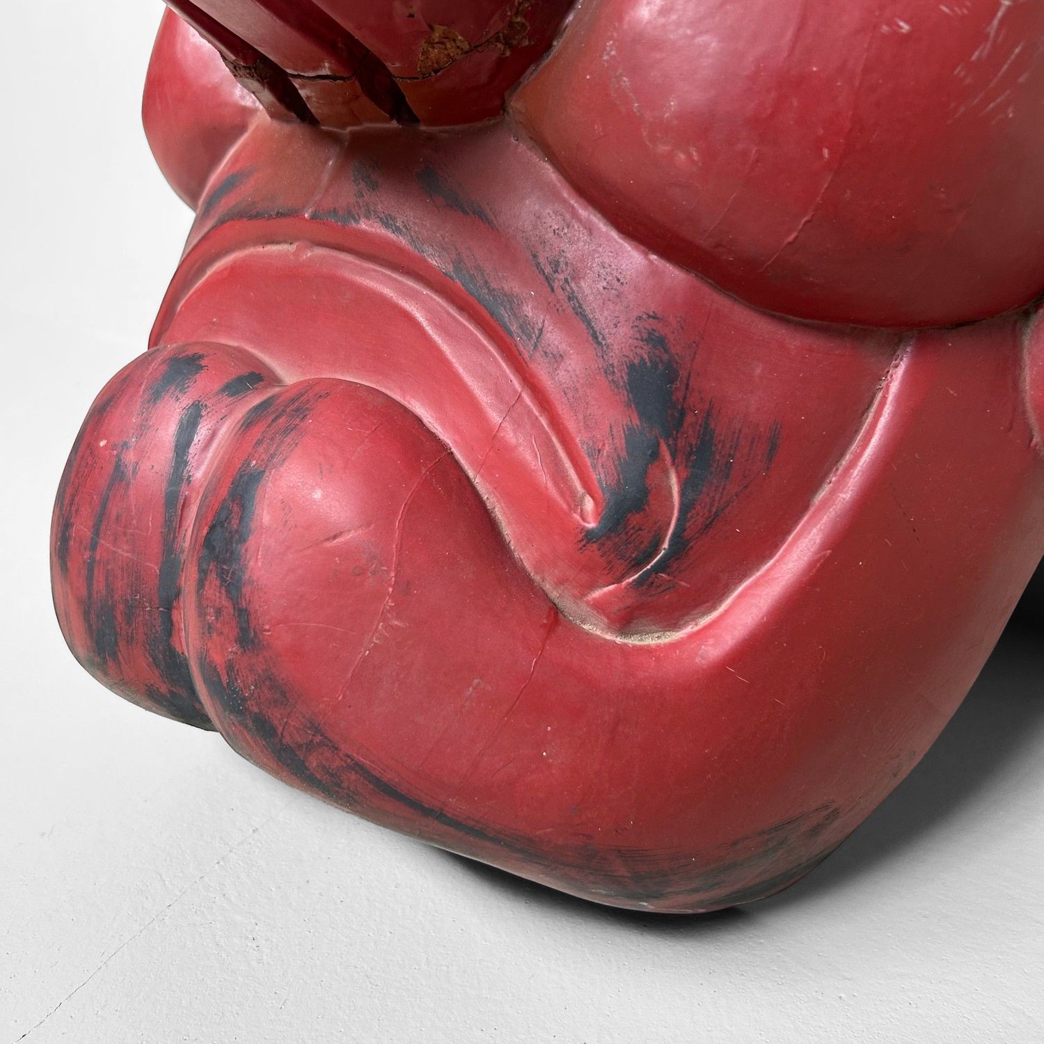 Traditioneel Houten Tengu Masker, Shōwa-periode, Japan.