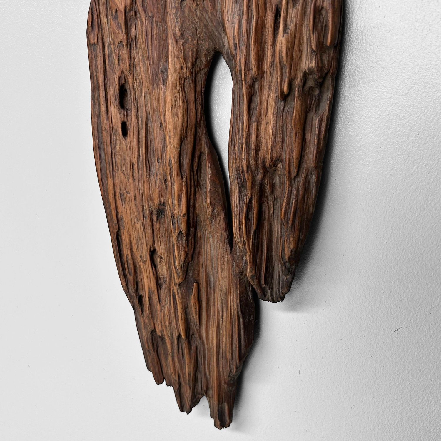 Authentic Japanese Wabi Sabi Wood Object – ca. 1920s