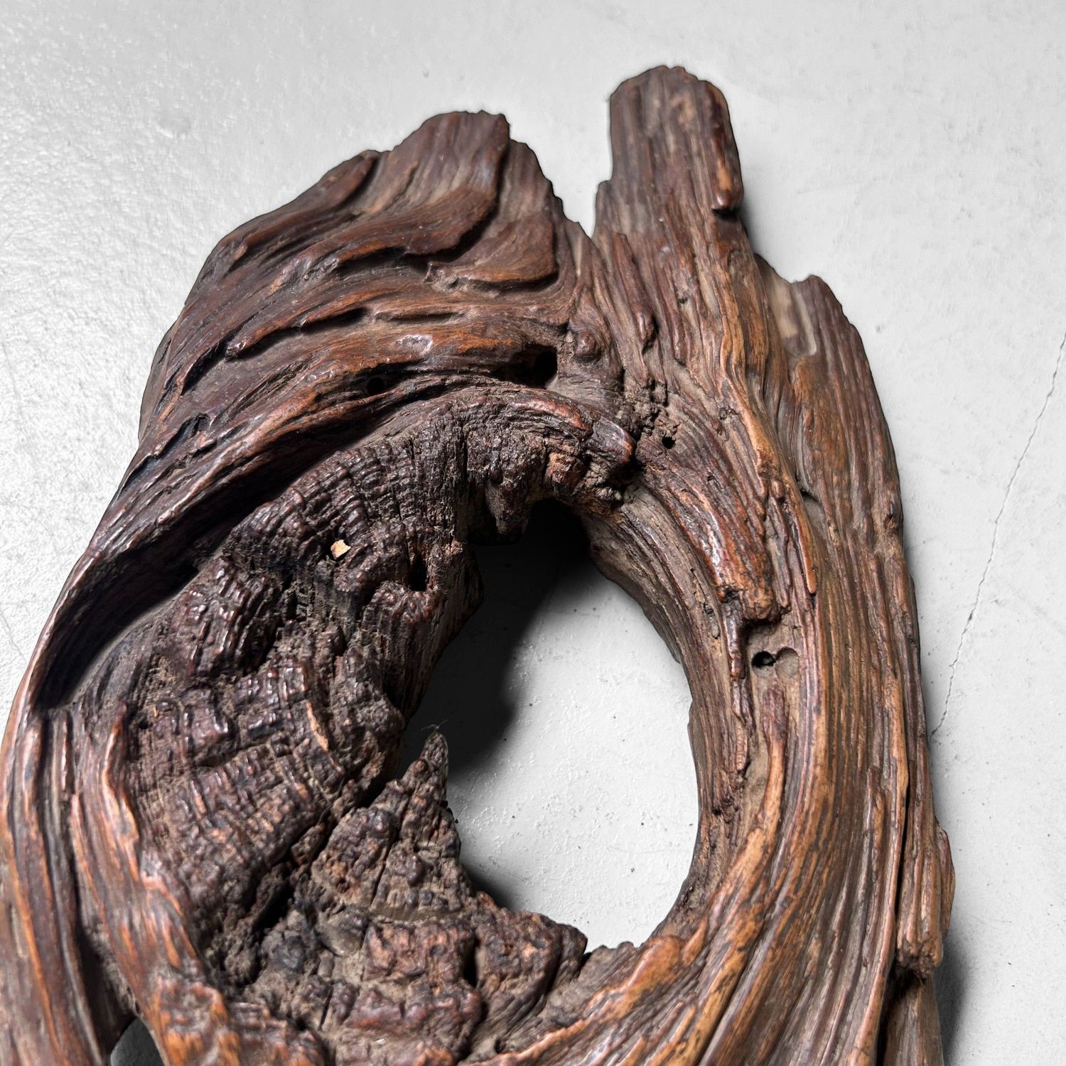 Authentic Japanese Wabi Sabi Wood Object – ca. 1920s