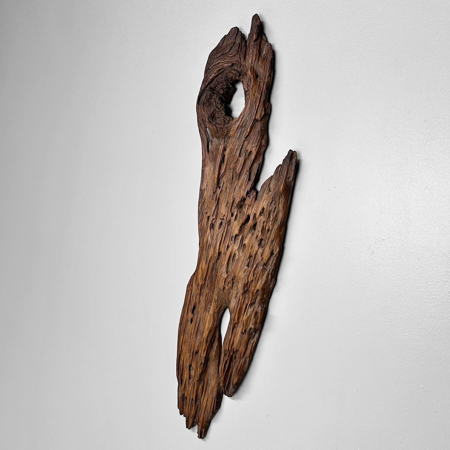 Authentiek Japans Wabi Sabi Houtobject – ca. Jaren 1920
