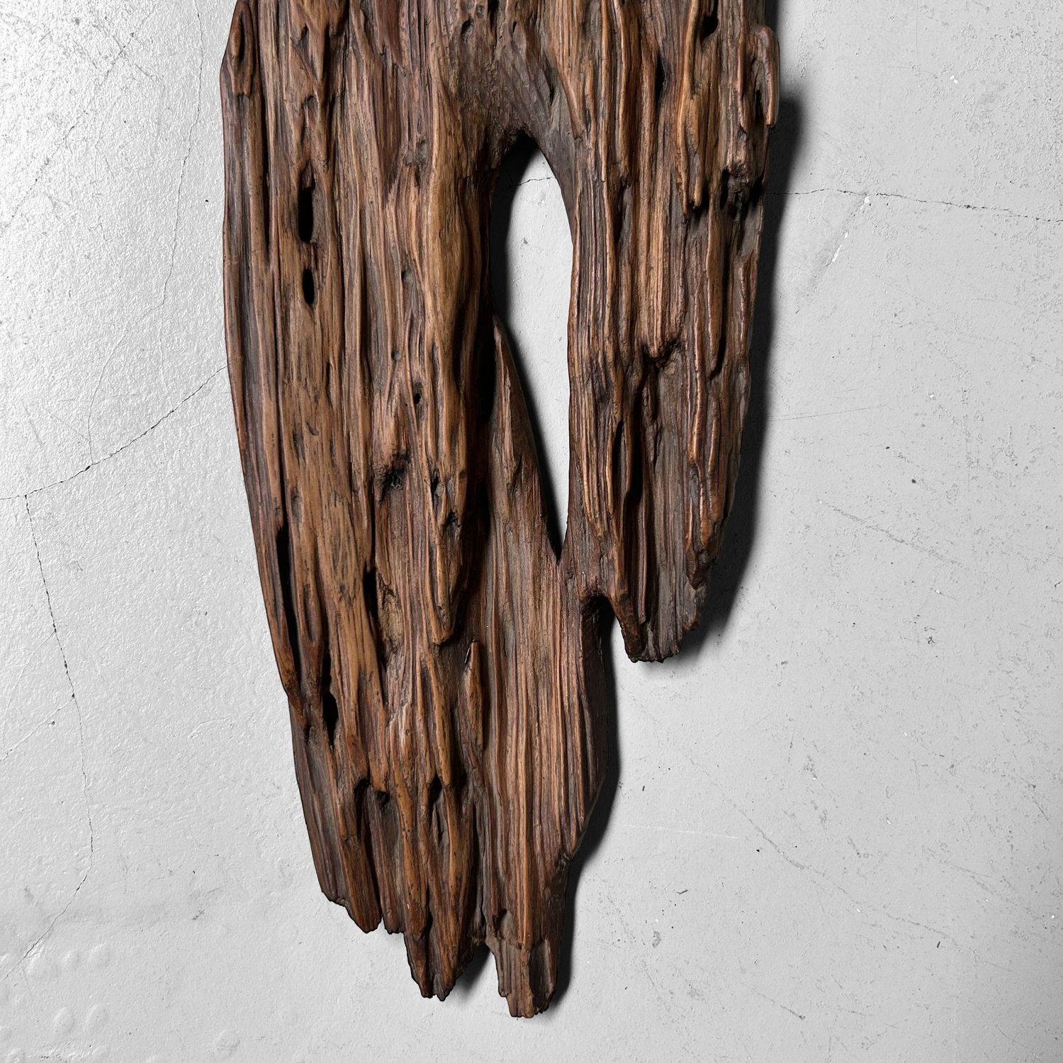 Authentic Japanese Wabi Sabi Wood Object – ca. 1920s