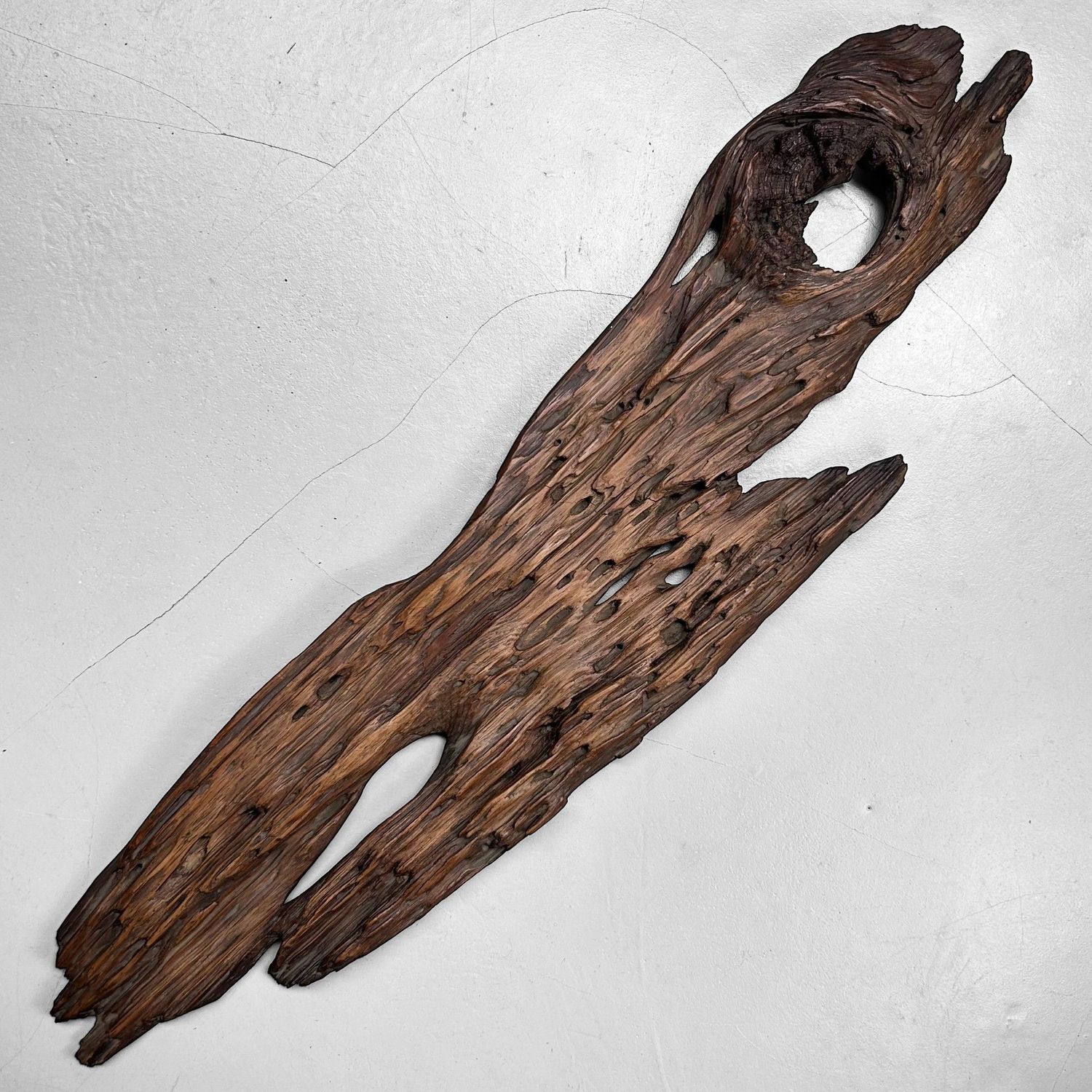 Authentic Japanese Wabi Sabi Wood Object – ca. 1920s