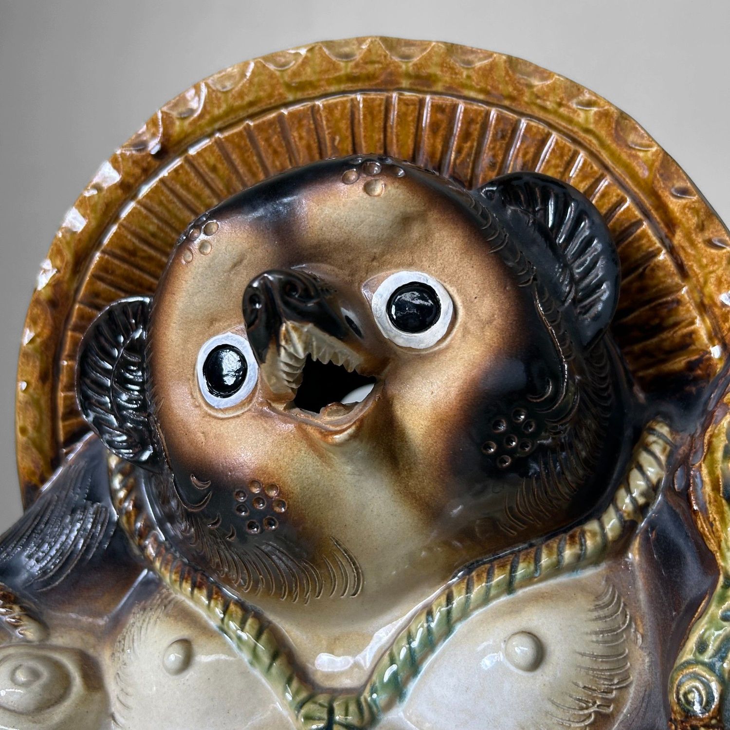 Vintage Japanse Tanuki, Shigaraki, ca. 1970