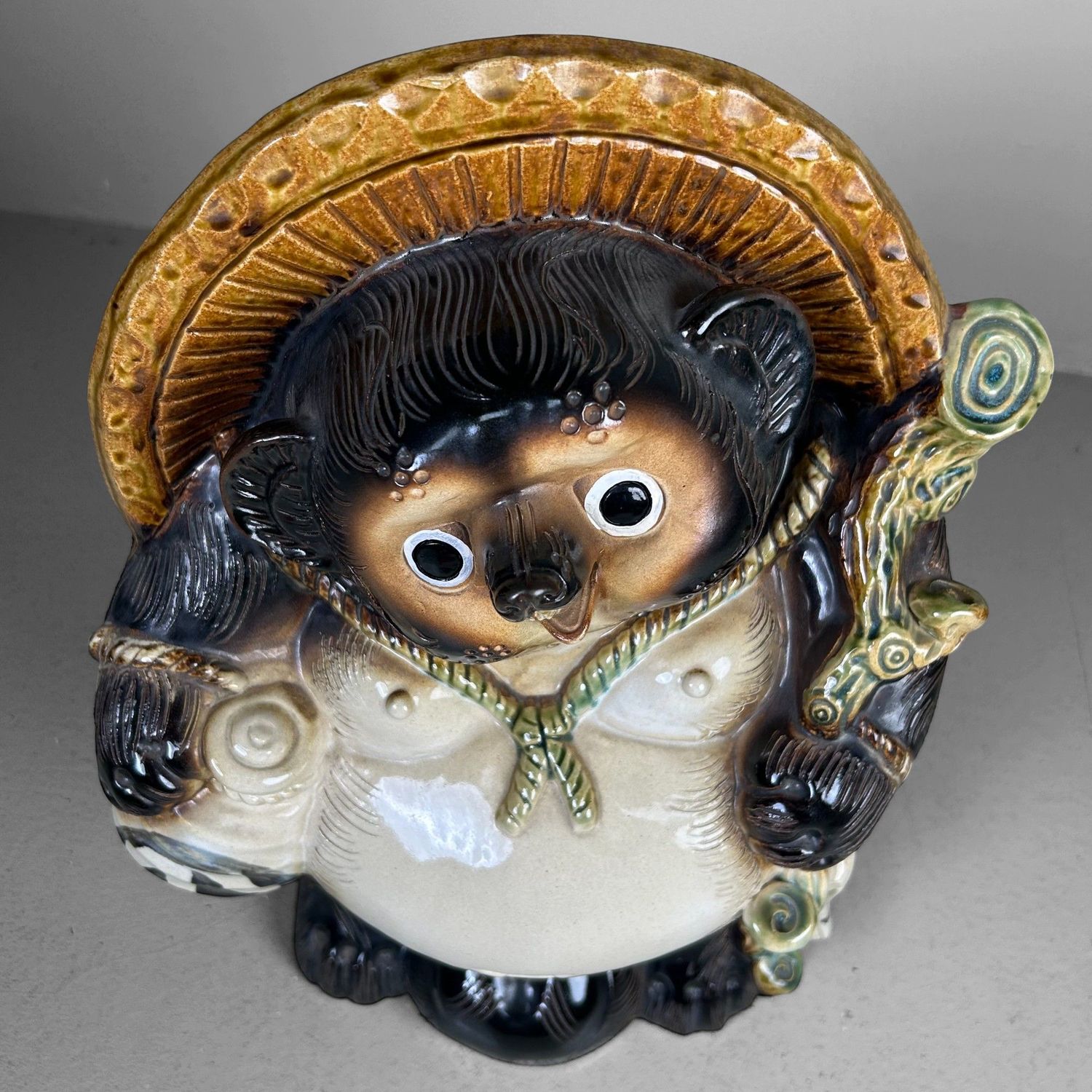 Vintage Japanse Tanuki, Shigaraki, ca. 1970