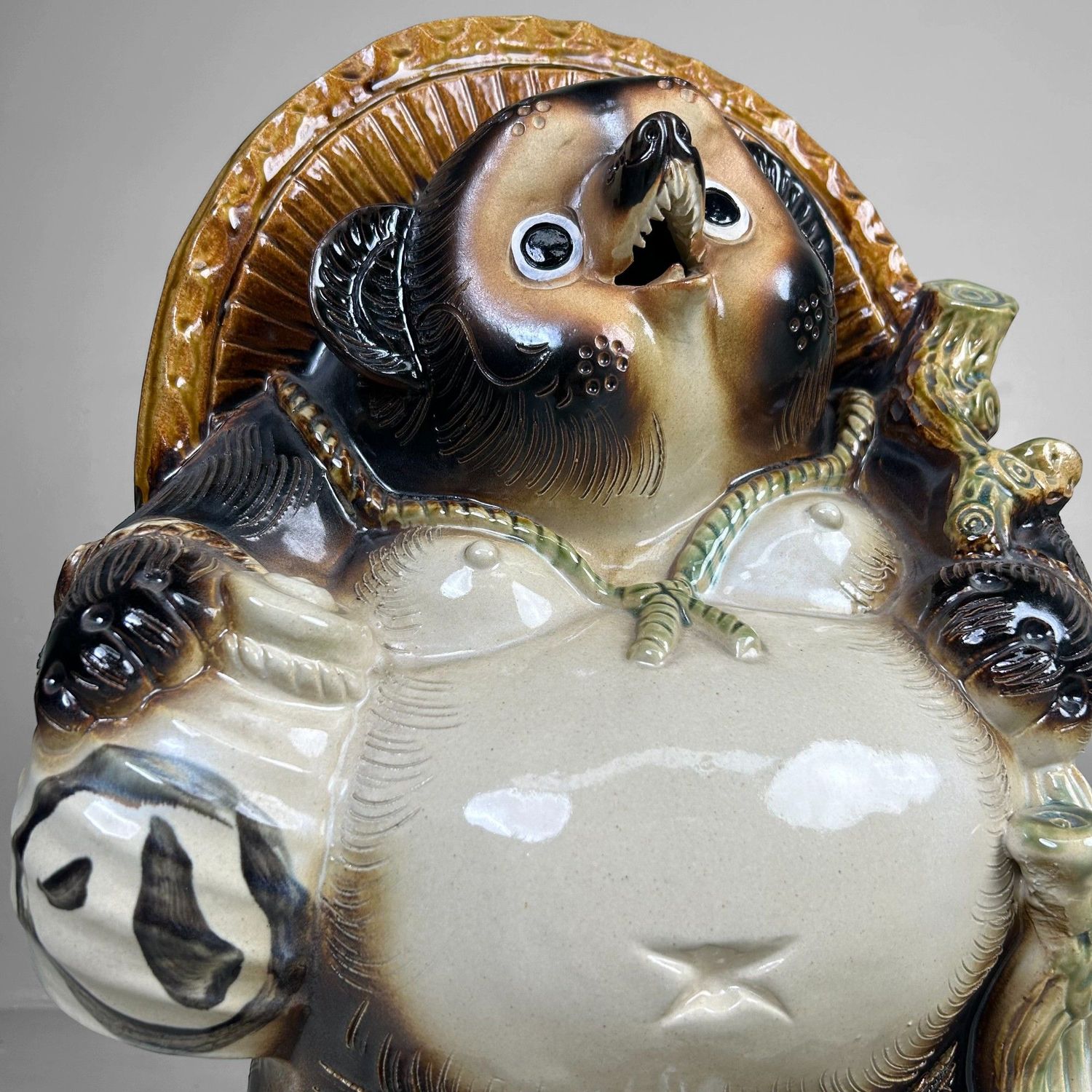 Vintage Japanse Tanuki, Shigaraki, ca. 1970