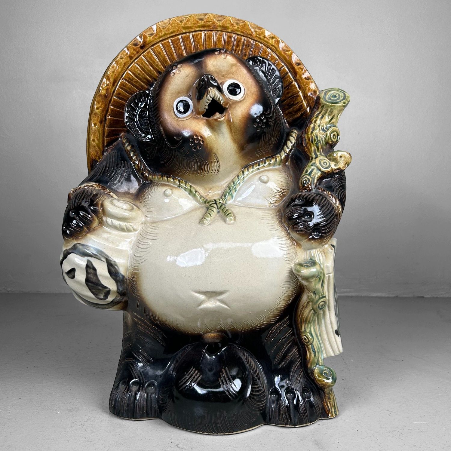 Vintage Japanse Tanuki, Shigaraki, ca. 1970