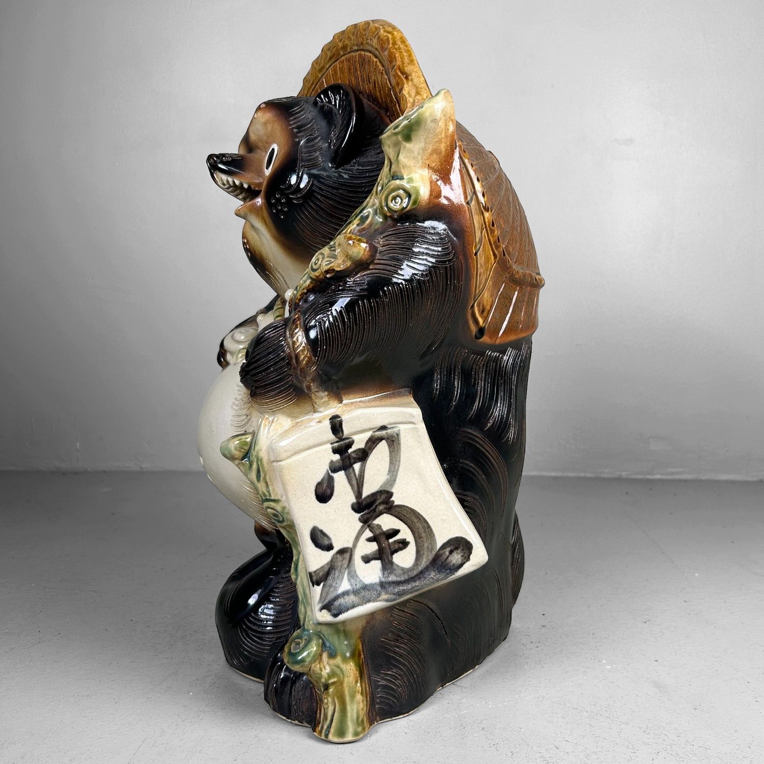 Vintage Japanse Tanuki, Shigaraki, ca. 1970