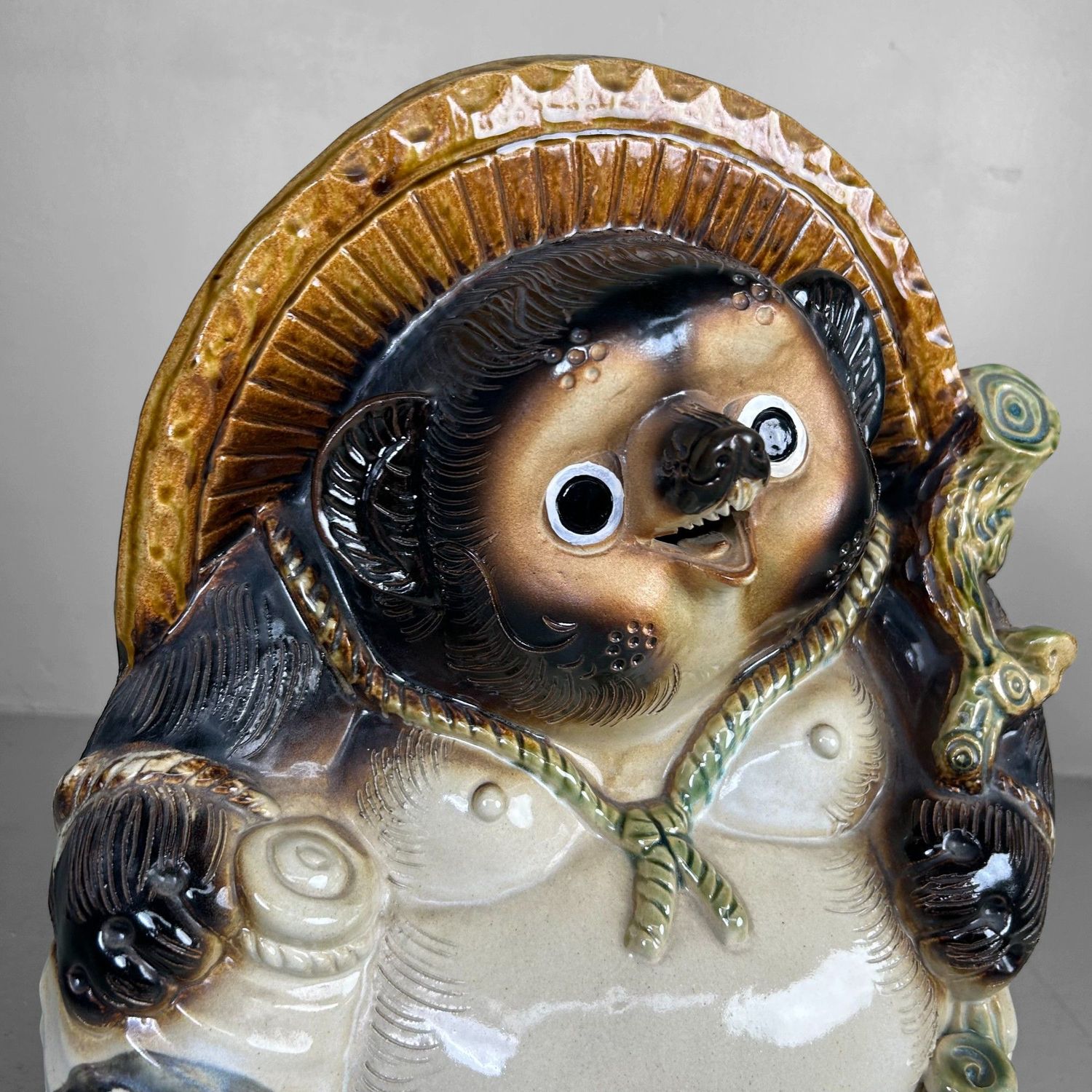 Vintage Japanse Tanuki, Shigaraki, ca. 1970