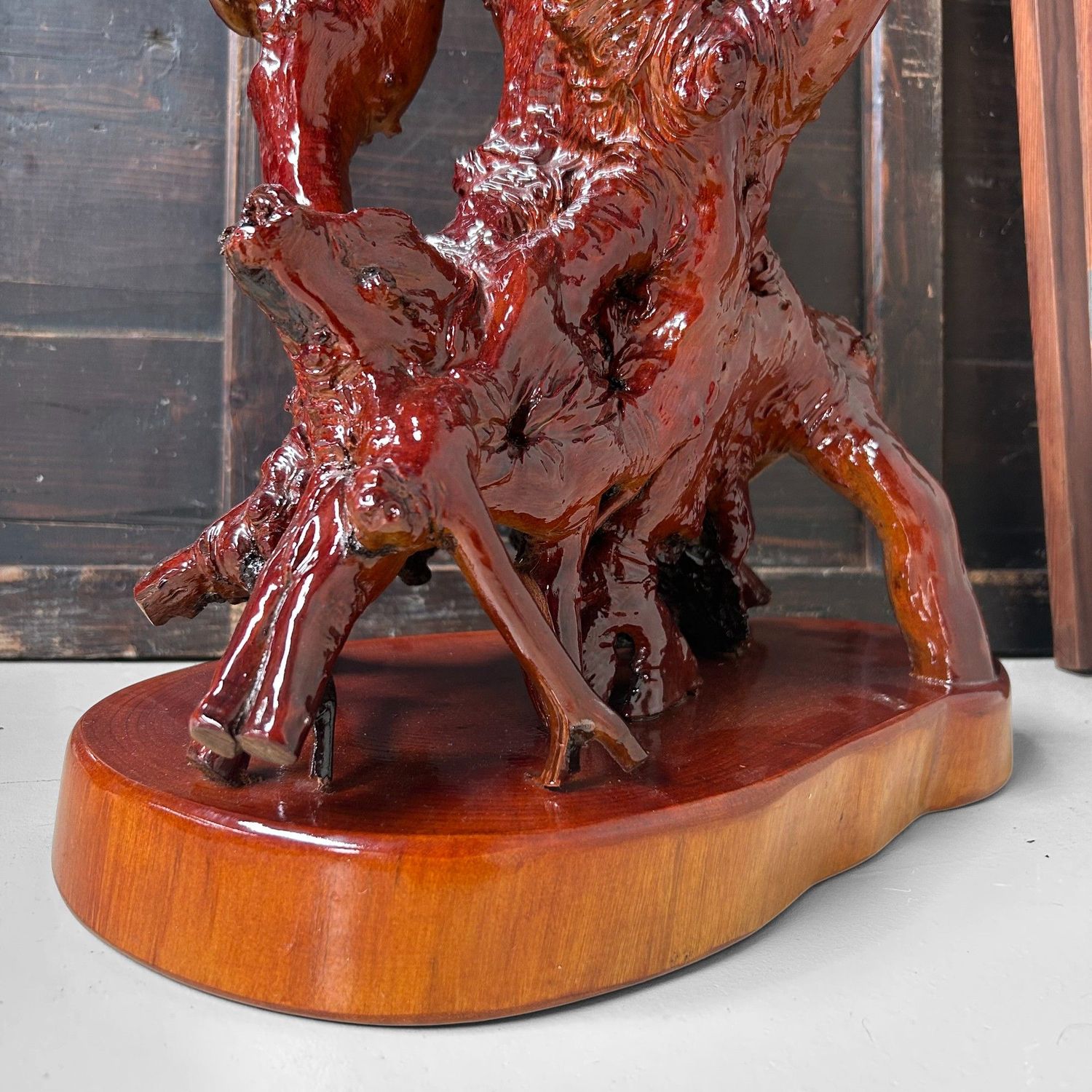 Japans Wortelhout Sculptuur – Wabi-Sabi  uit de Jaren ’70