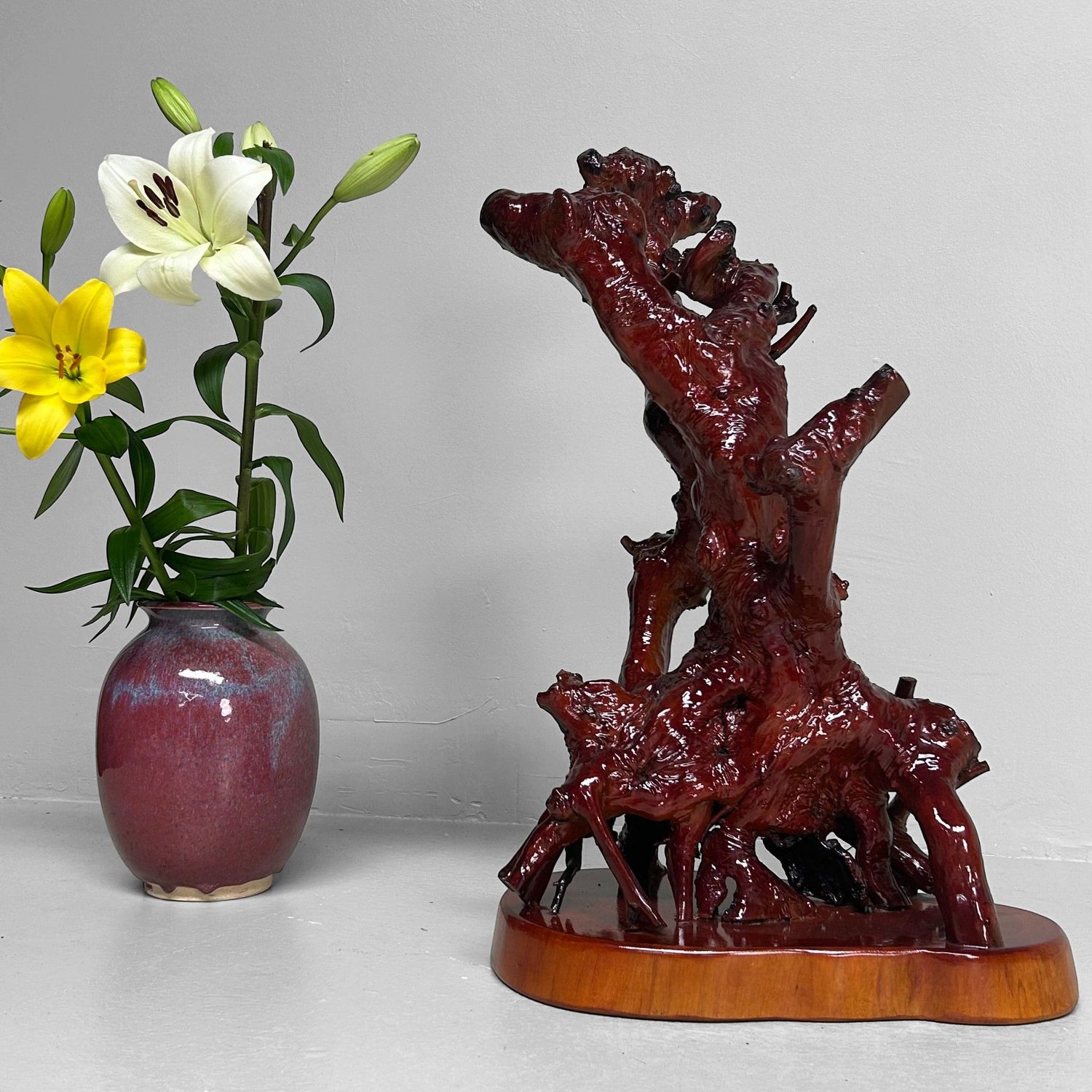 Japans Wortelhout Sculptuur – Wabi-Sabi  uit de Jaren ’70